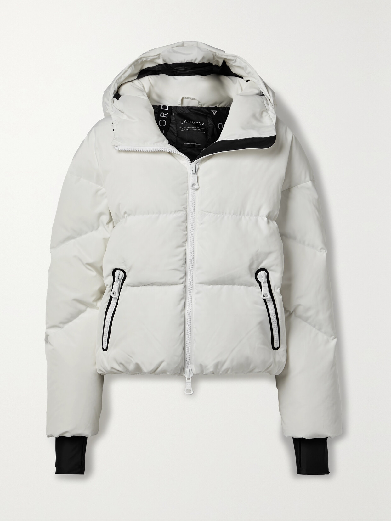 Cordova Meribel Hooded Quilted Down Ski Jacket