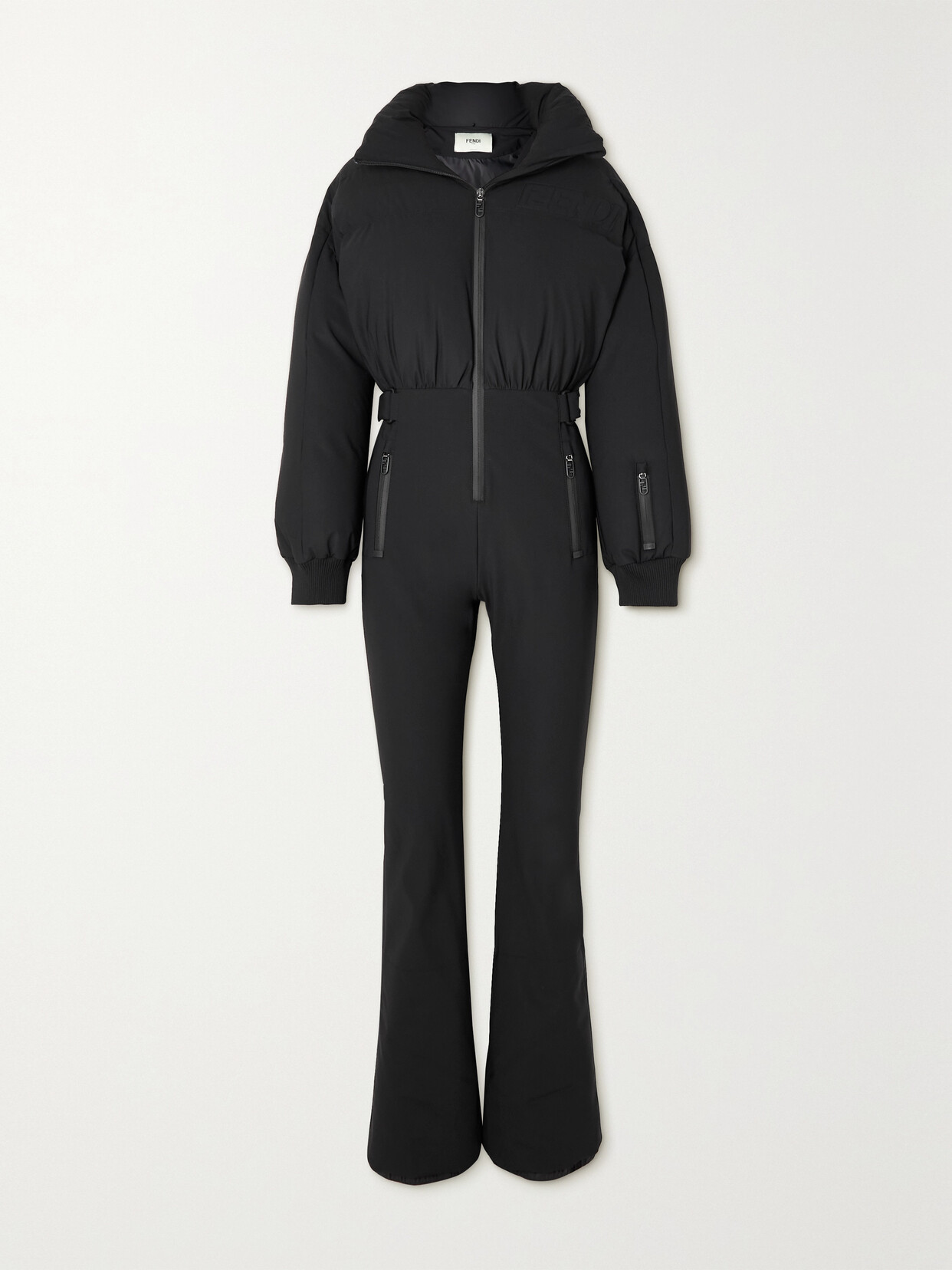 Fendi - Padded Down Stretch-shell Ski Suit - Black