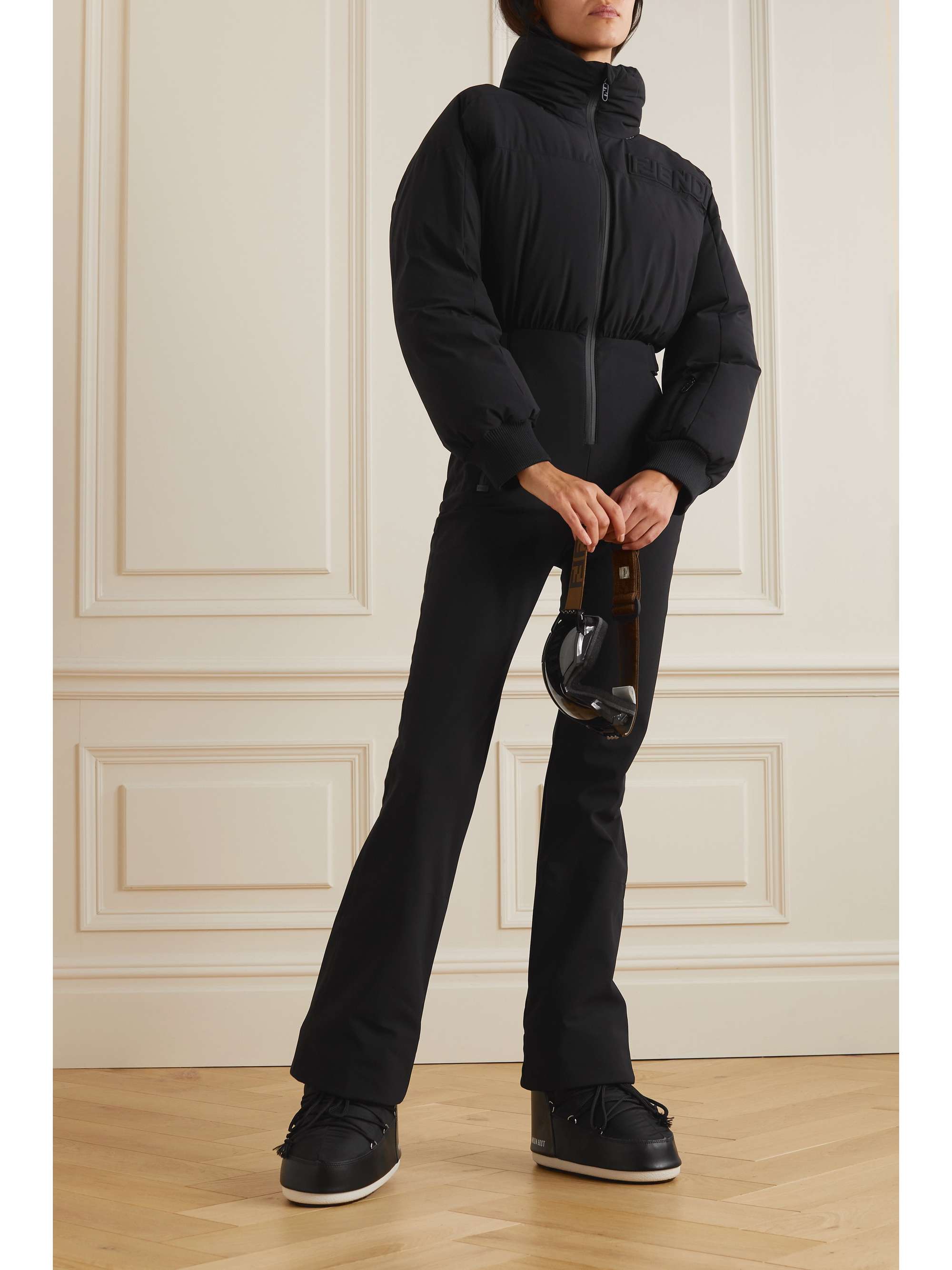 FENDI Padded down stretch-shell ski suit