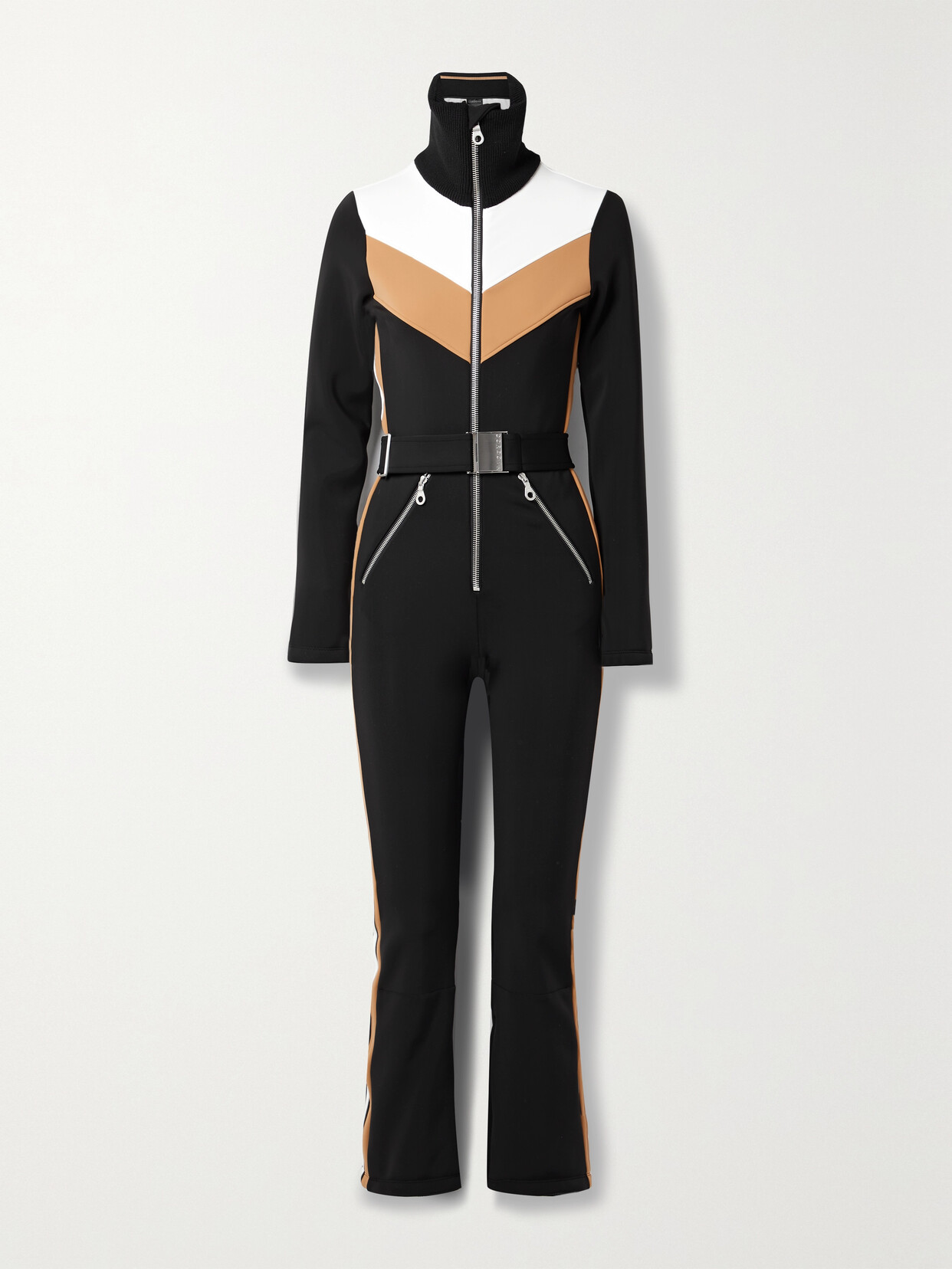 Cordova - Avorias 1800 Striped Ski Suit - Black