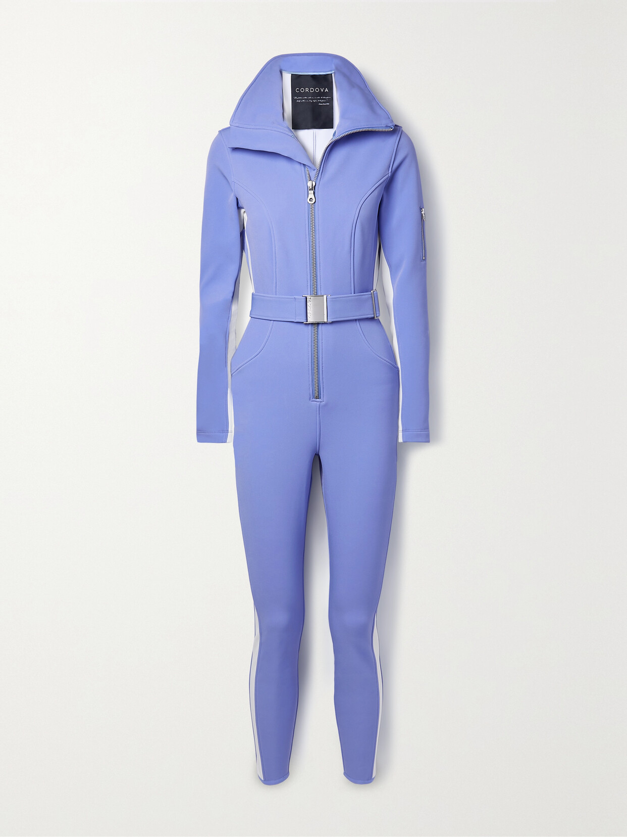 Cordova - The Cordova Striped Ski Suit - Purple