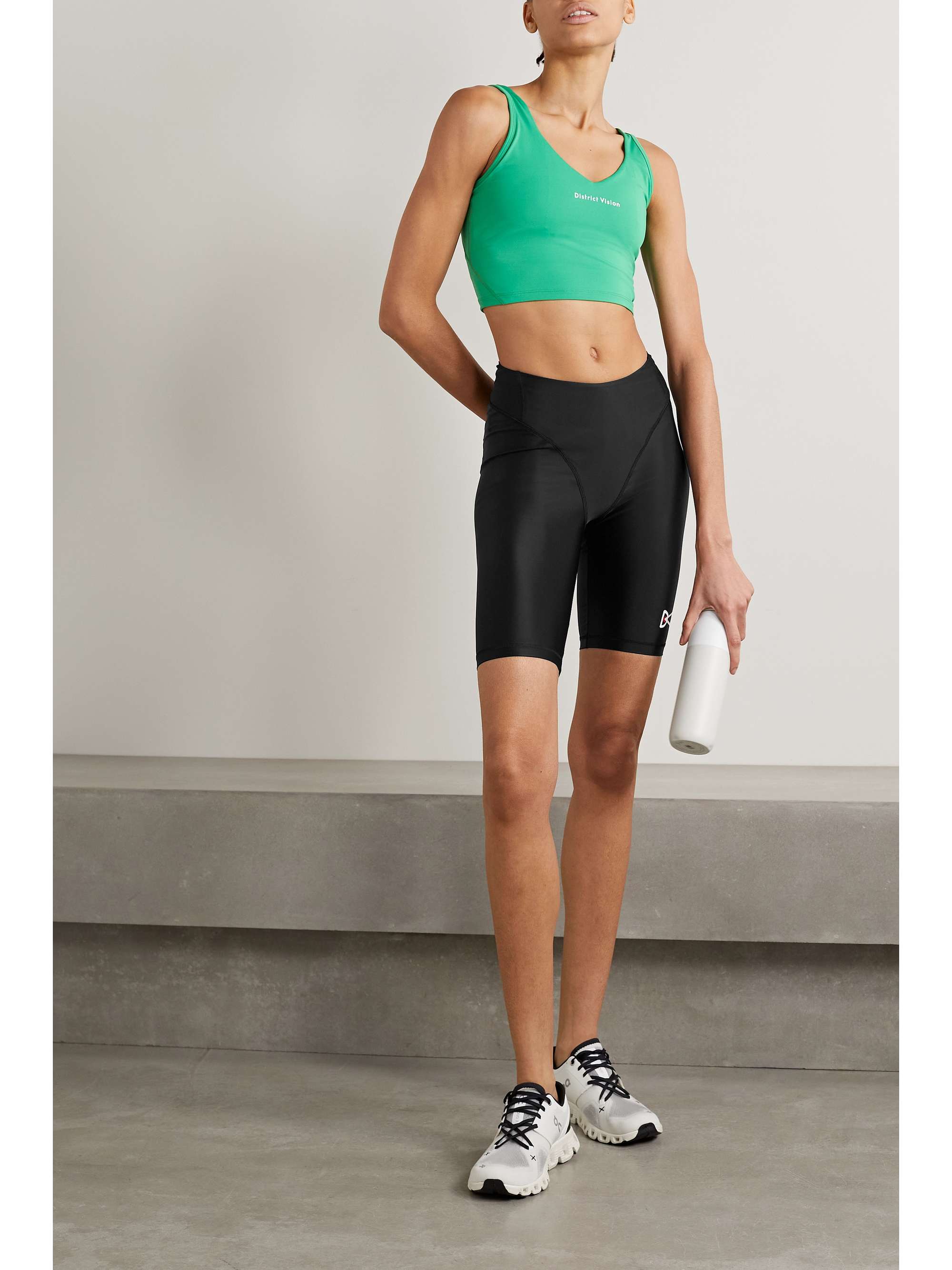 DISTRICT VISION Maya printed stretch recycled shorts