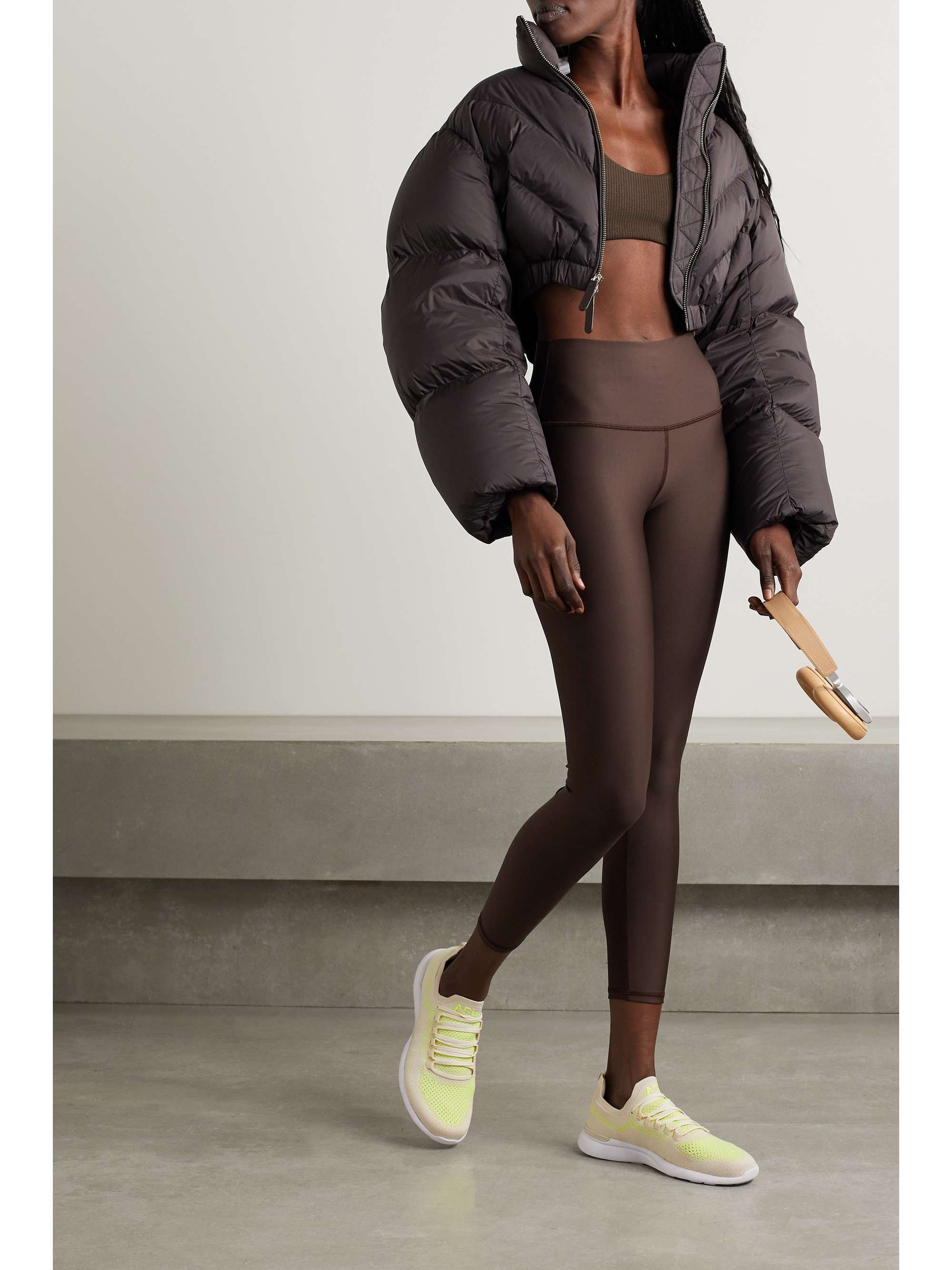 ALO YOGA Airlift cropped stretch leggings NETAPORTER