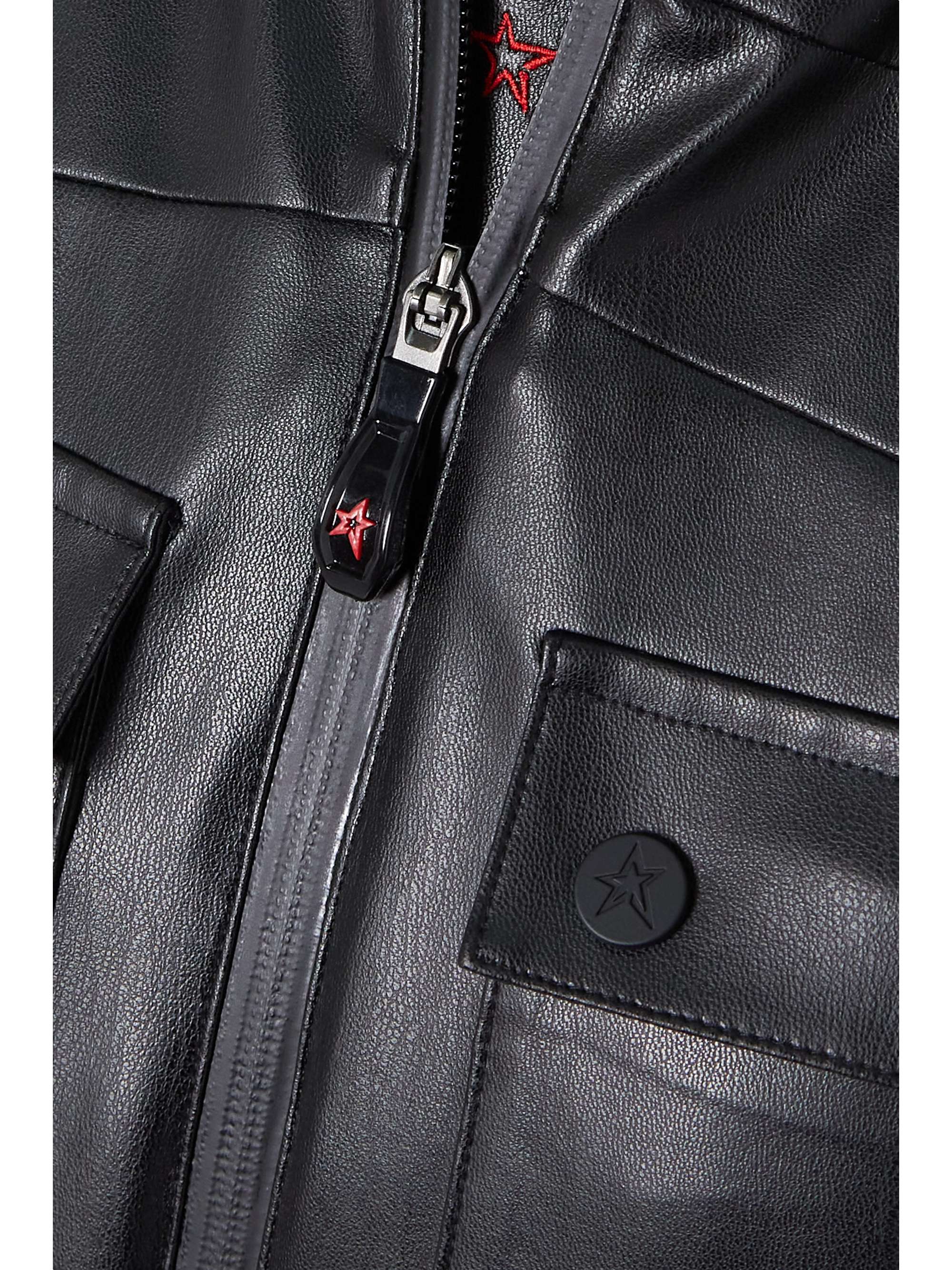 PERFECT MOMENT Corrie faux leather ski suit