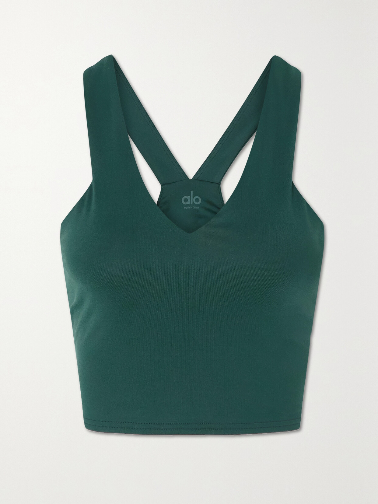 Alo Yoga - Airbrush Real Stretch Sports Bra - Green