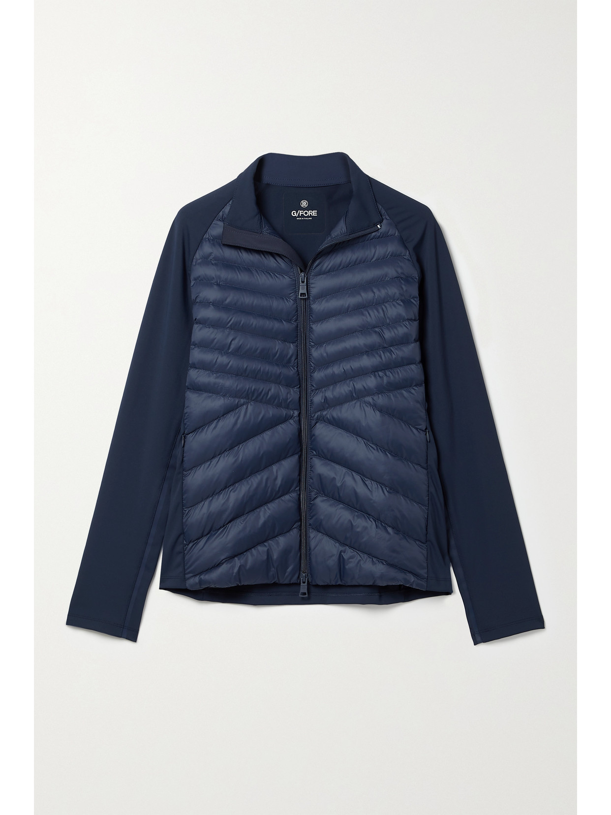 G/FORE - Carroll Quilted Shell And Stretch-jersey Jacket - Blue