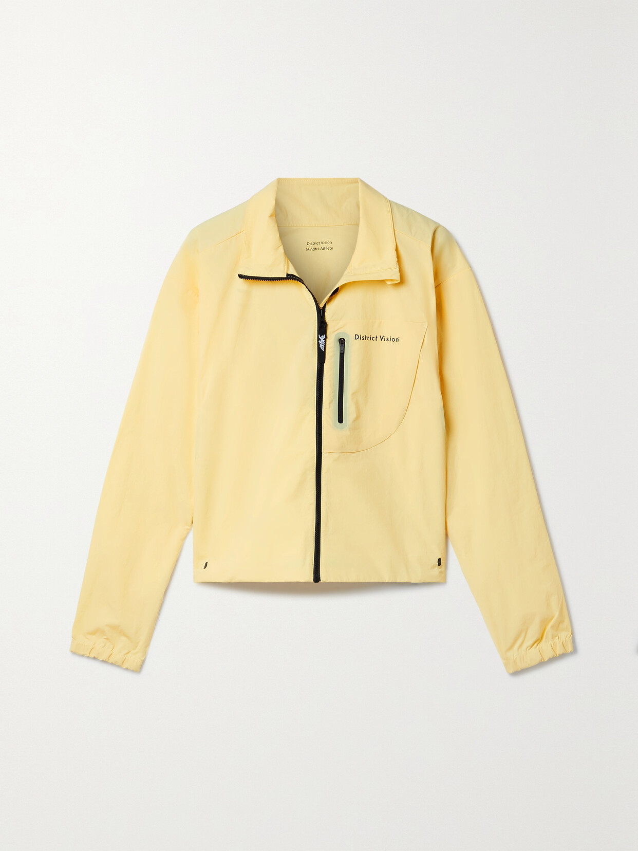 District Vision - Kendra Printed Recycled Shell Jacket - Yellow