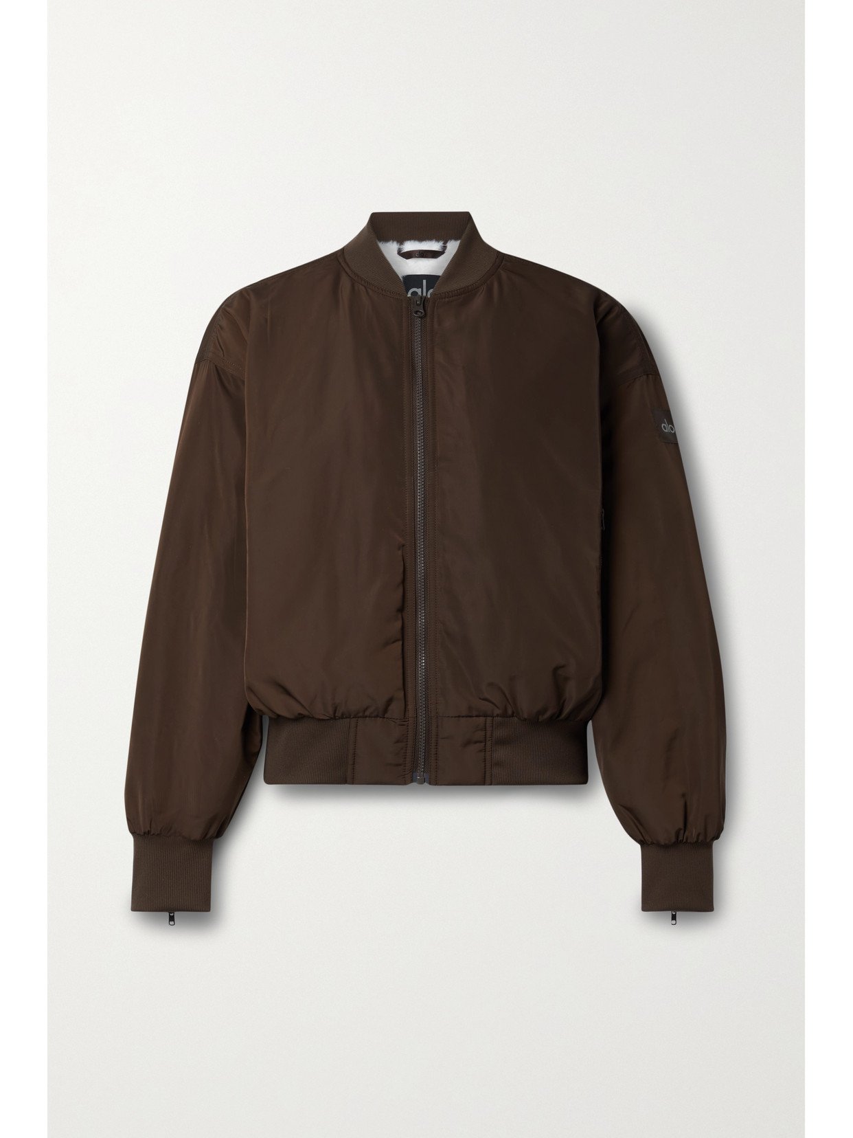 Alo Yoga - Urbanite Shell Bomber Jacket - Brown