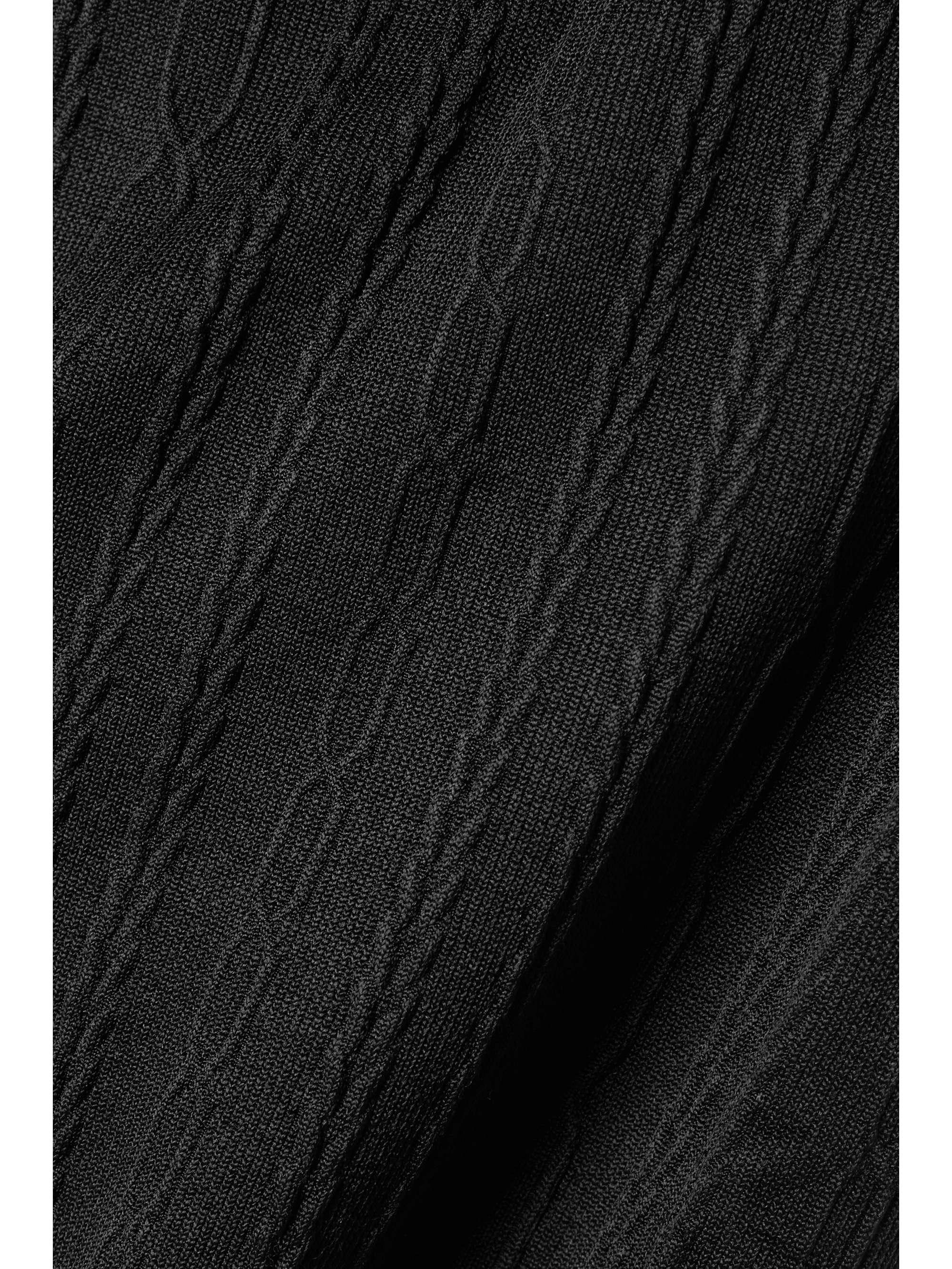 ALO YOGA Stretch cable-knit leggings