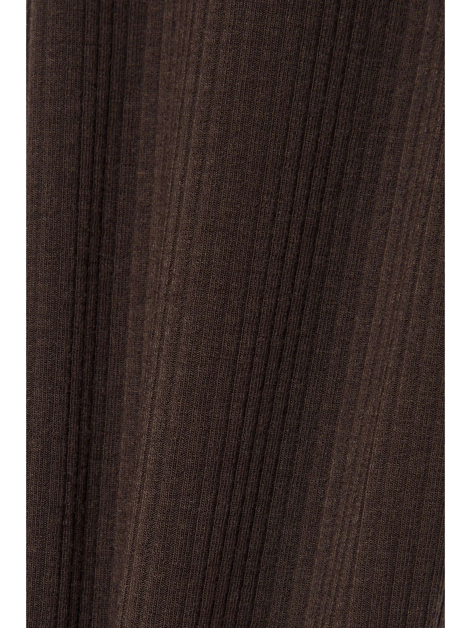 ALO YOGA Cropped ribbed stretch top