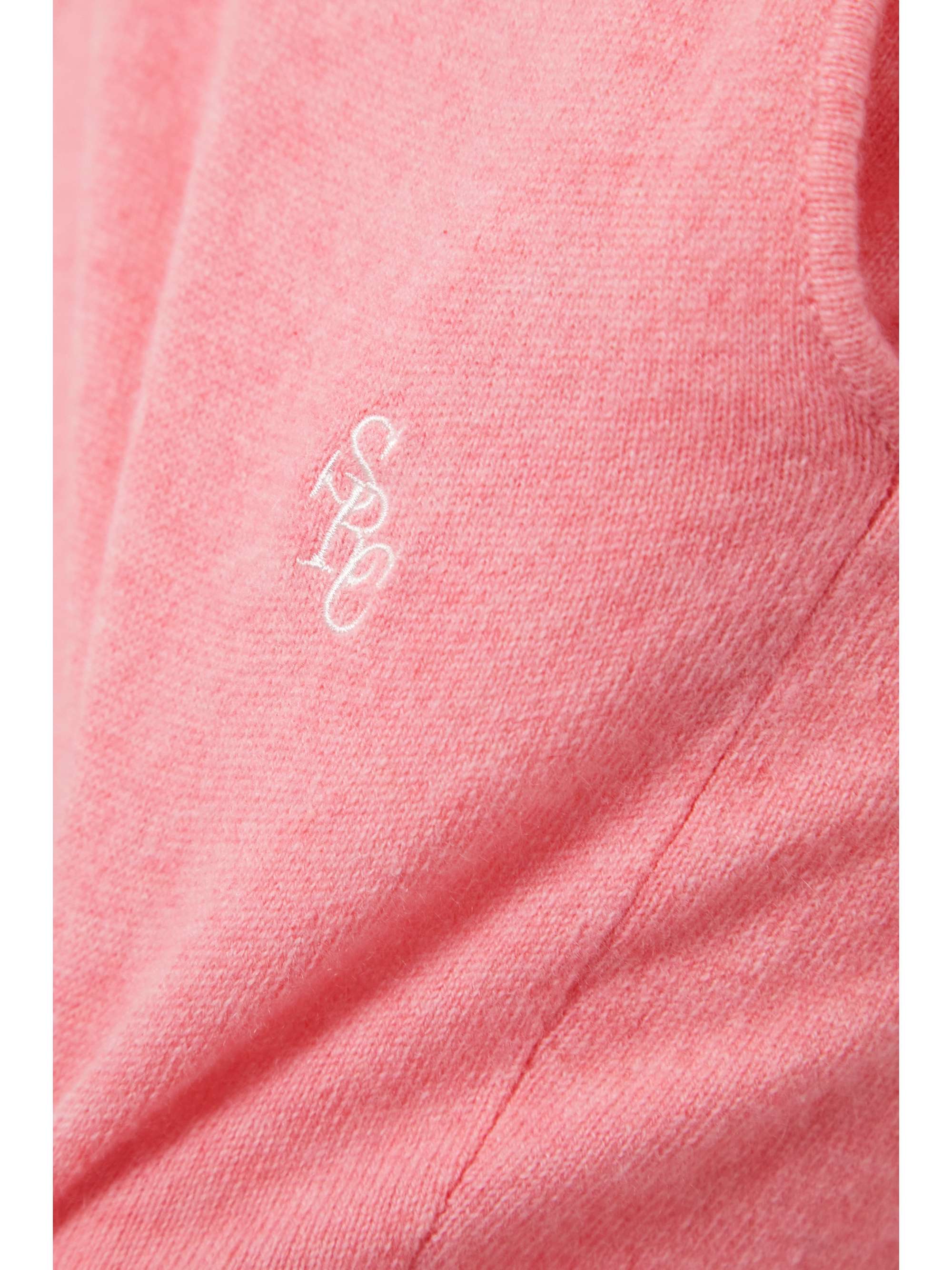 SPORTY & RICH Ina Jogginghose aus Kaschmir mit Stickerei