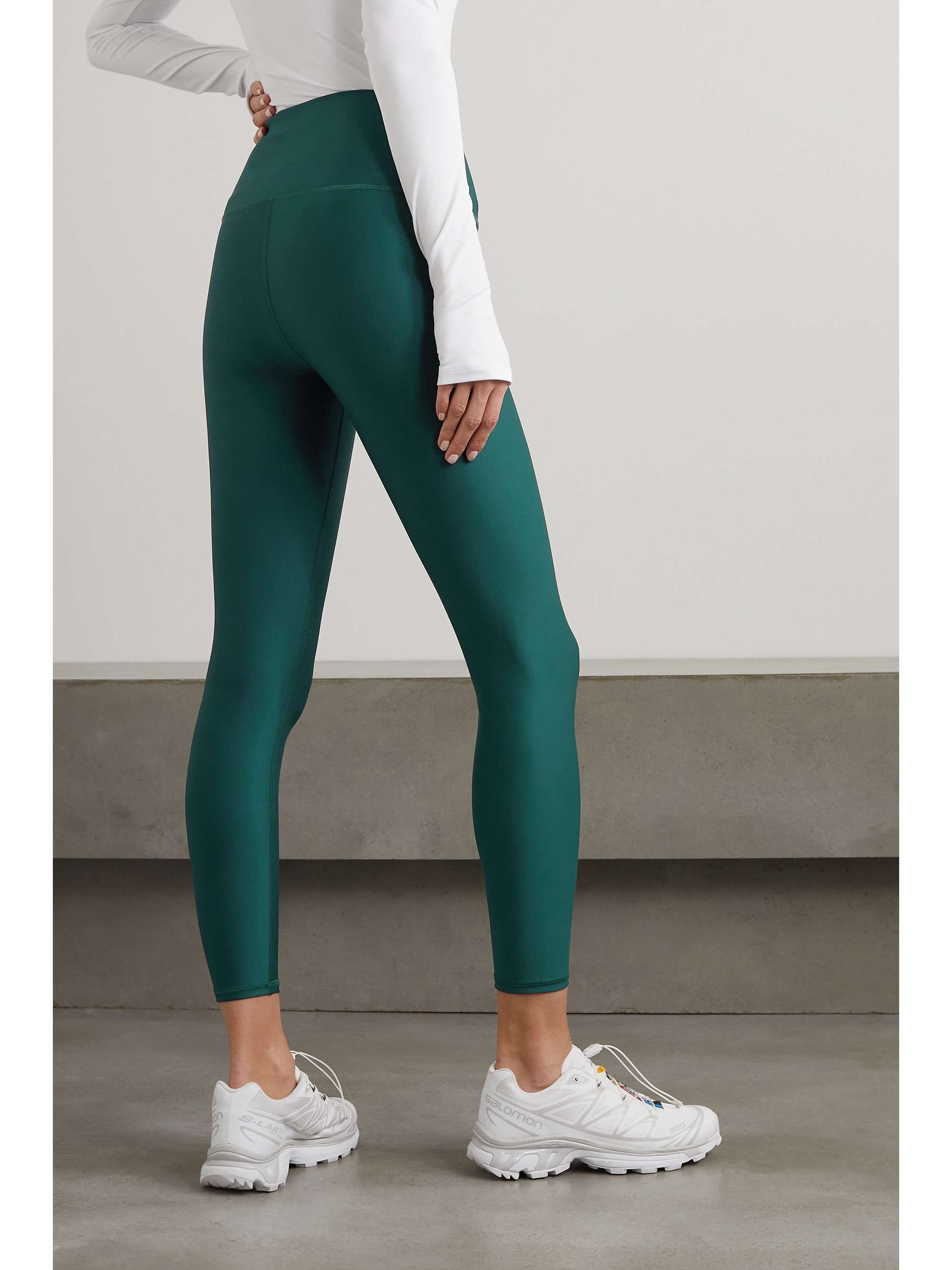 ALO YOGA Airlift cropped stretch leggings NETAPORTER