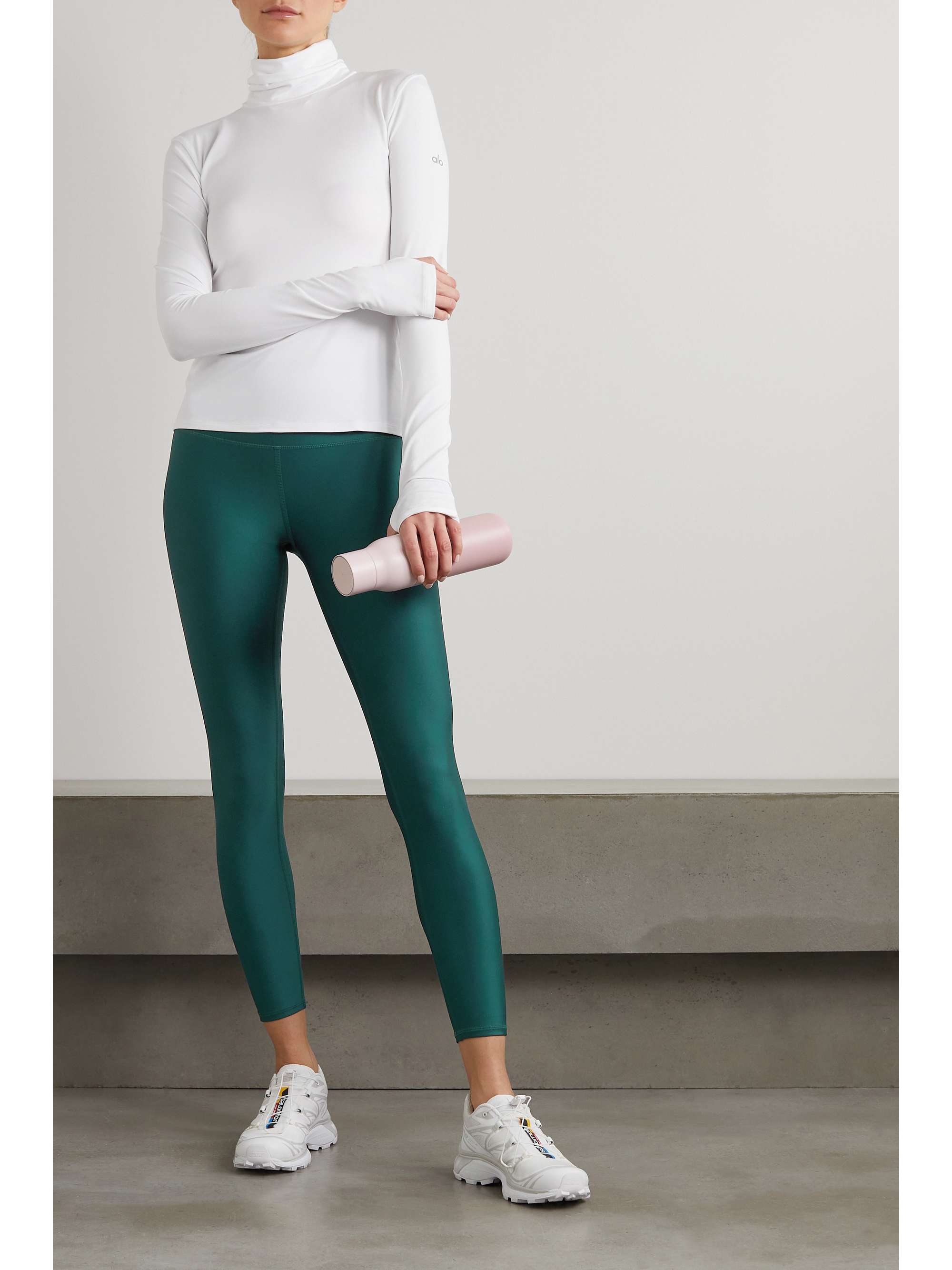 ALO YOGA Airlift cropped stretch leggings NETAPORTER
