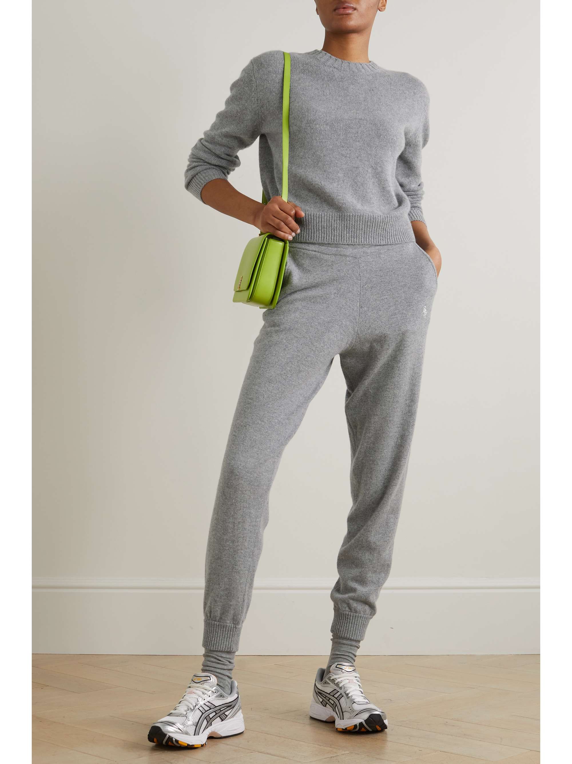 SPORTY & RICH Itzel Kaschmirpullover mit Stickerei