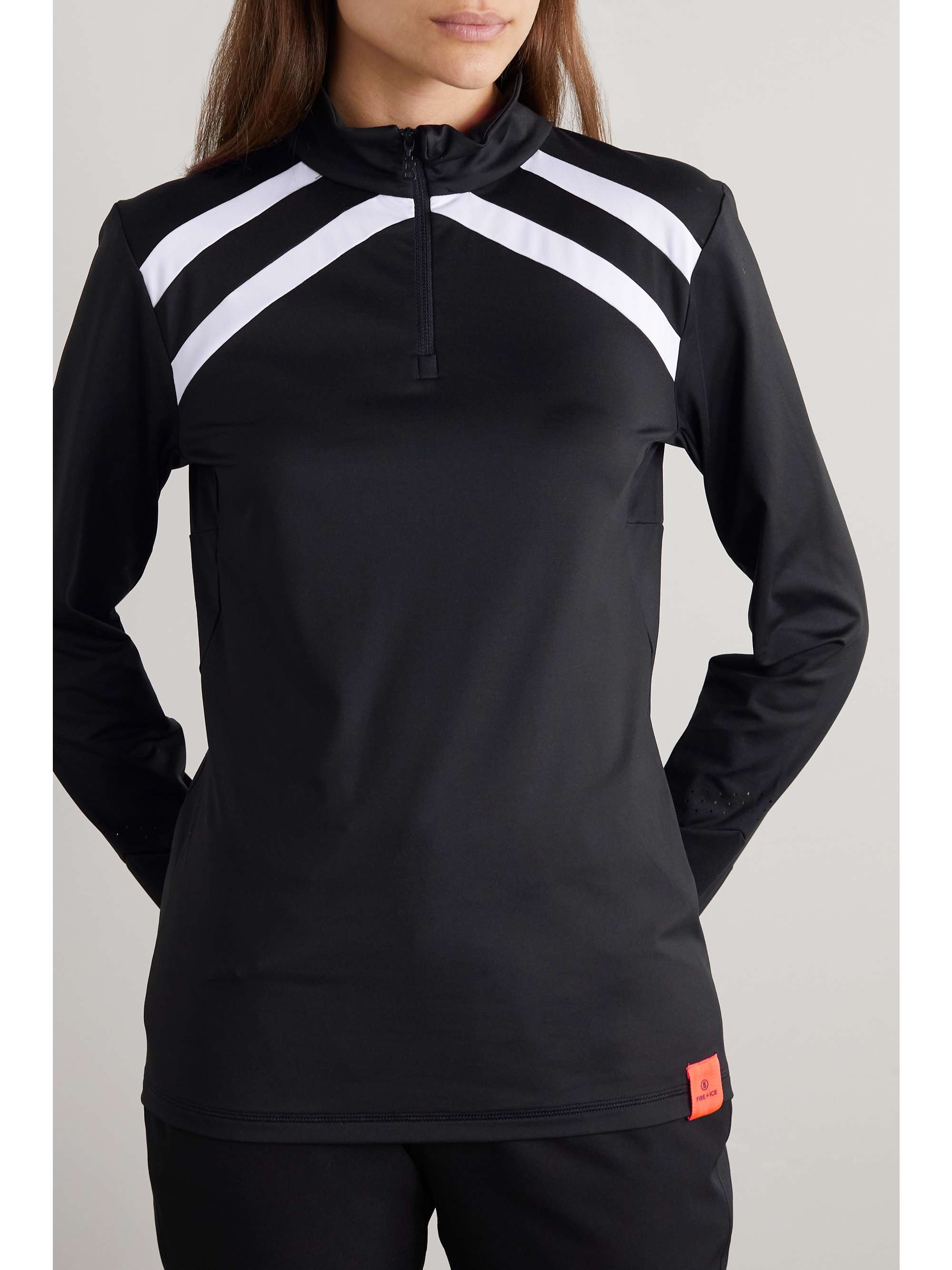 BOGNER FIRE+ICE Sancha Oberteil aus Stretch-Jersey mit Streifen