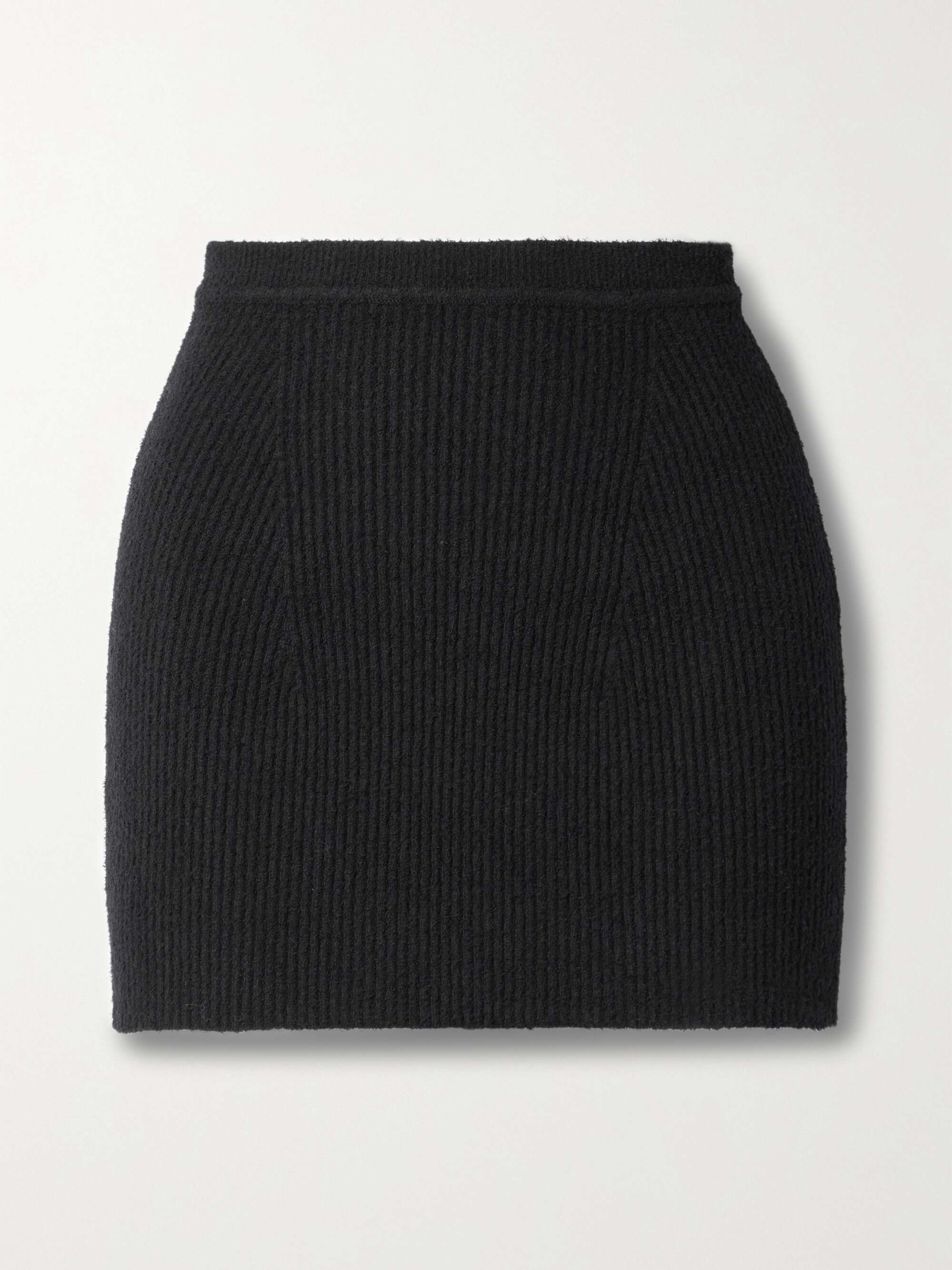 WARDROBE.NYC Ribbed cotton-blend mini skirt | NET-A-PORTER