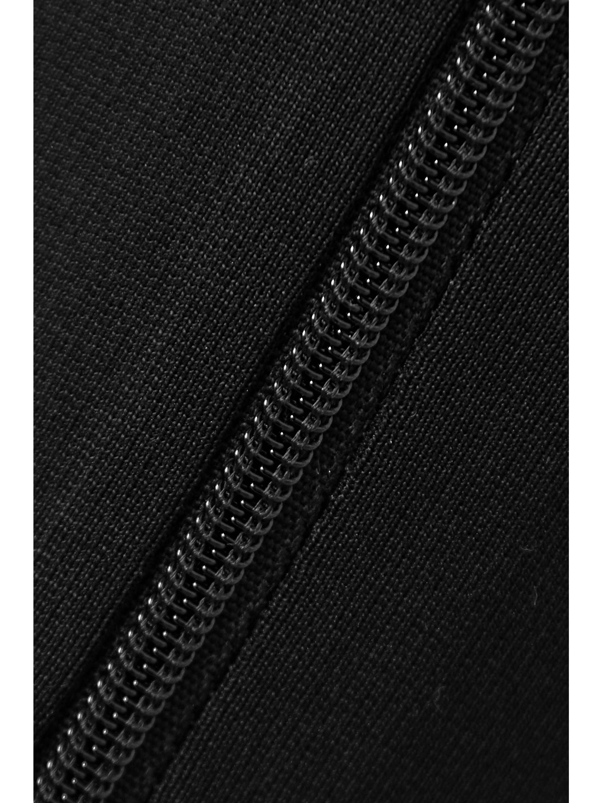 WARDROBE.NYC Back Zip stretchponte leggings NETAPORTER