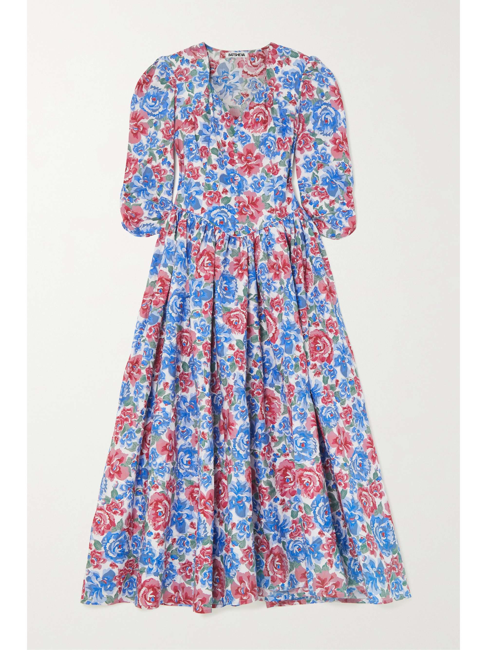 Blue Lane embroidered floral-print 