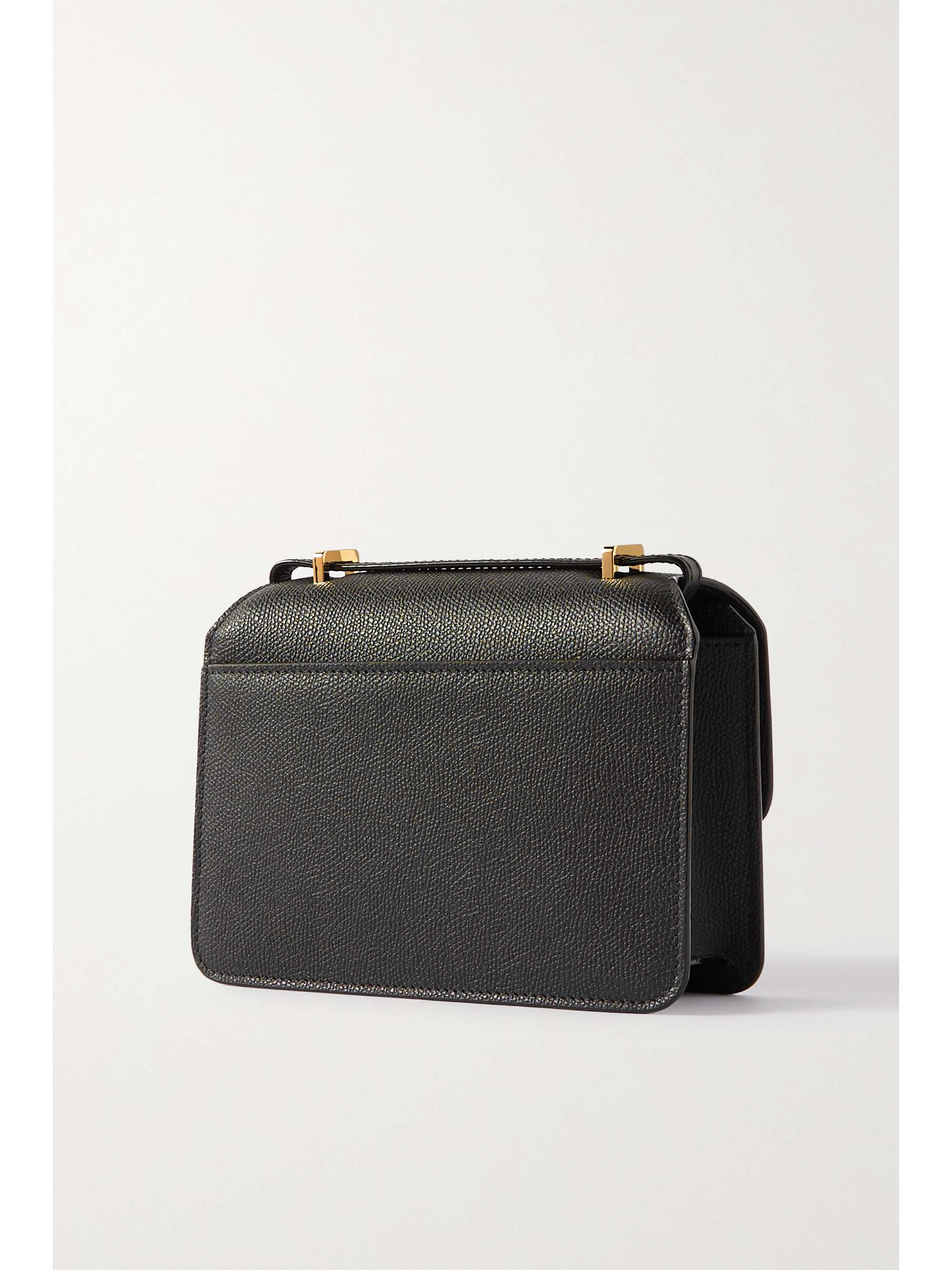 VALEXTRA NoLo texturedleather shoulder bag NETAPORTER