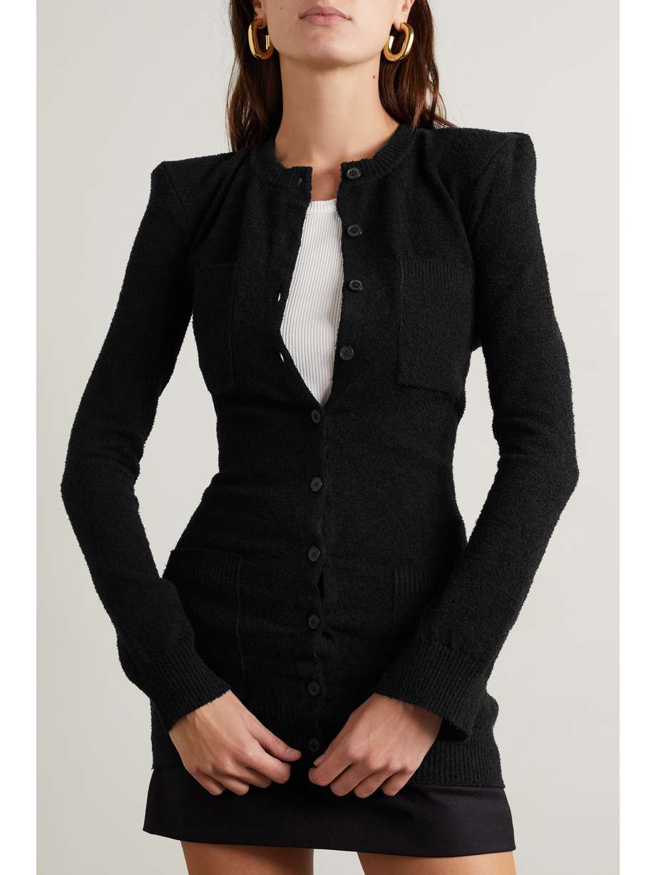 WARDROBE.NYC Brushed cottonblend cardigan NETAPORTER