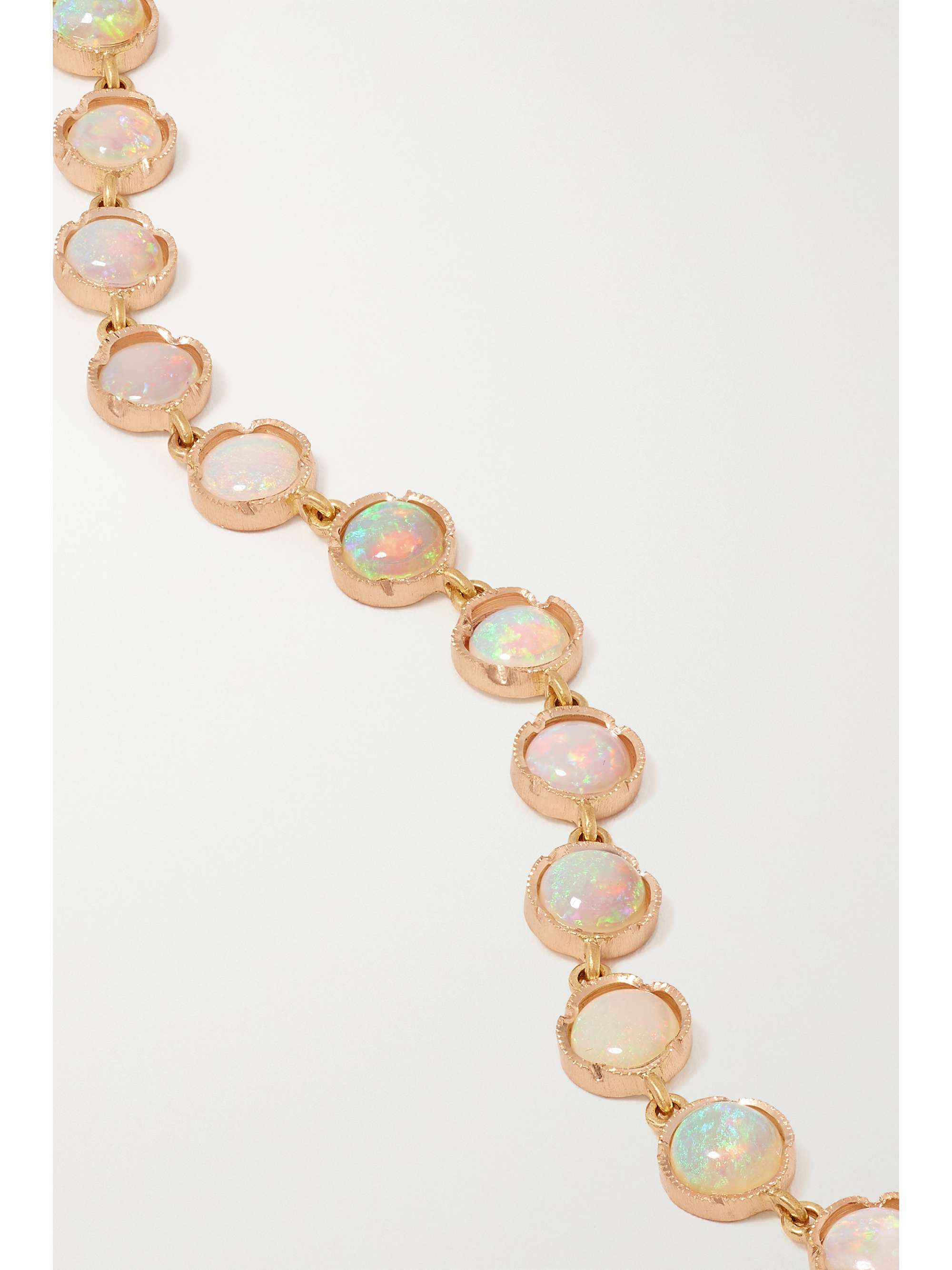 IRENE NEUWIRTH Classic 18karat rose gold opal bracelet NETAPORTER