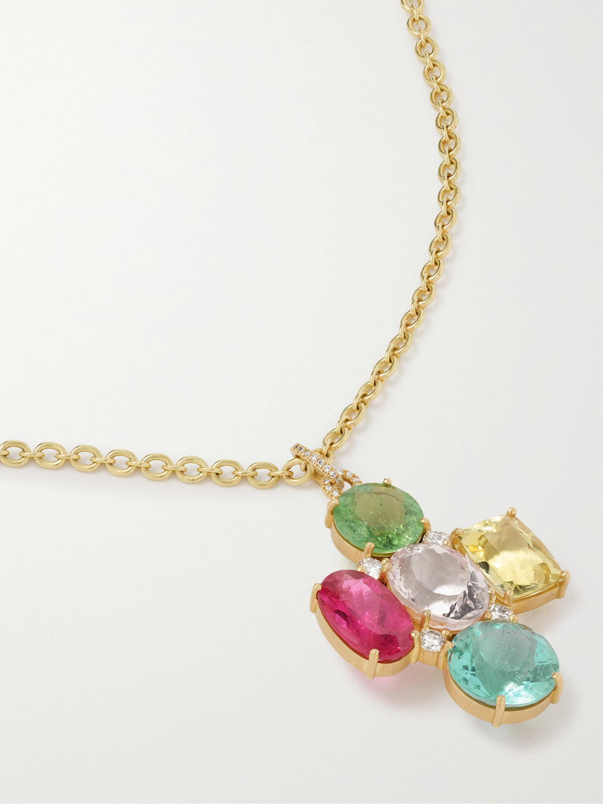 Irene Neuwirth - Gemmy Gem 18-karat Gold Multi-stone Necklace - one size