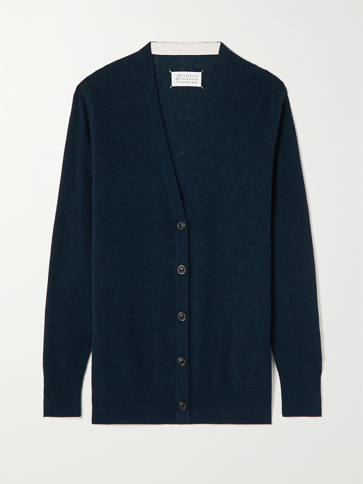 Maison Margiela - Wool-blend Cardigan - Blue