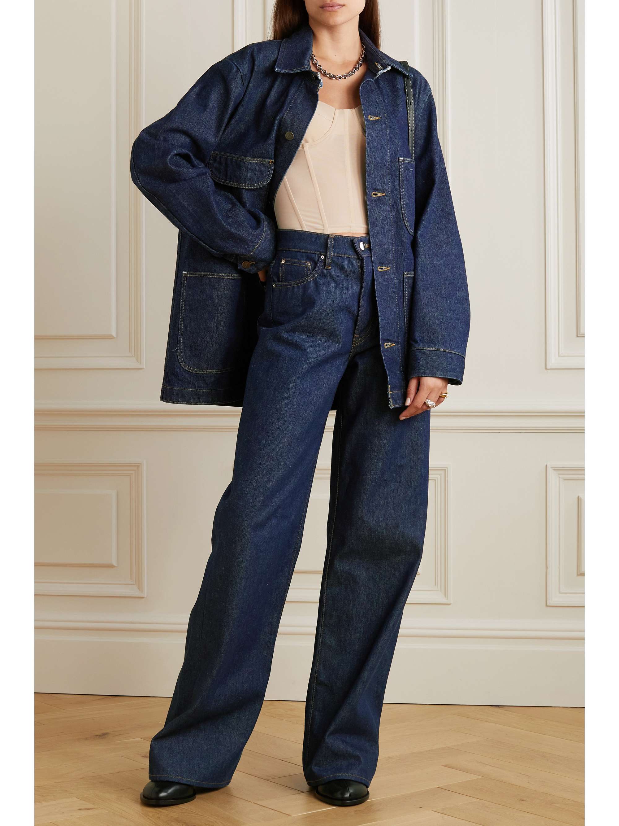 MAISON MARGIELA Distressed denim jacket | NET-A-PORTER