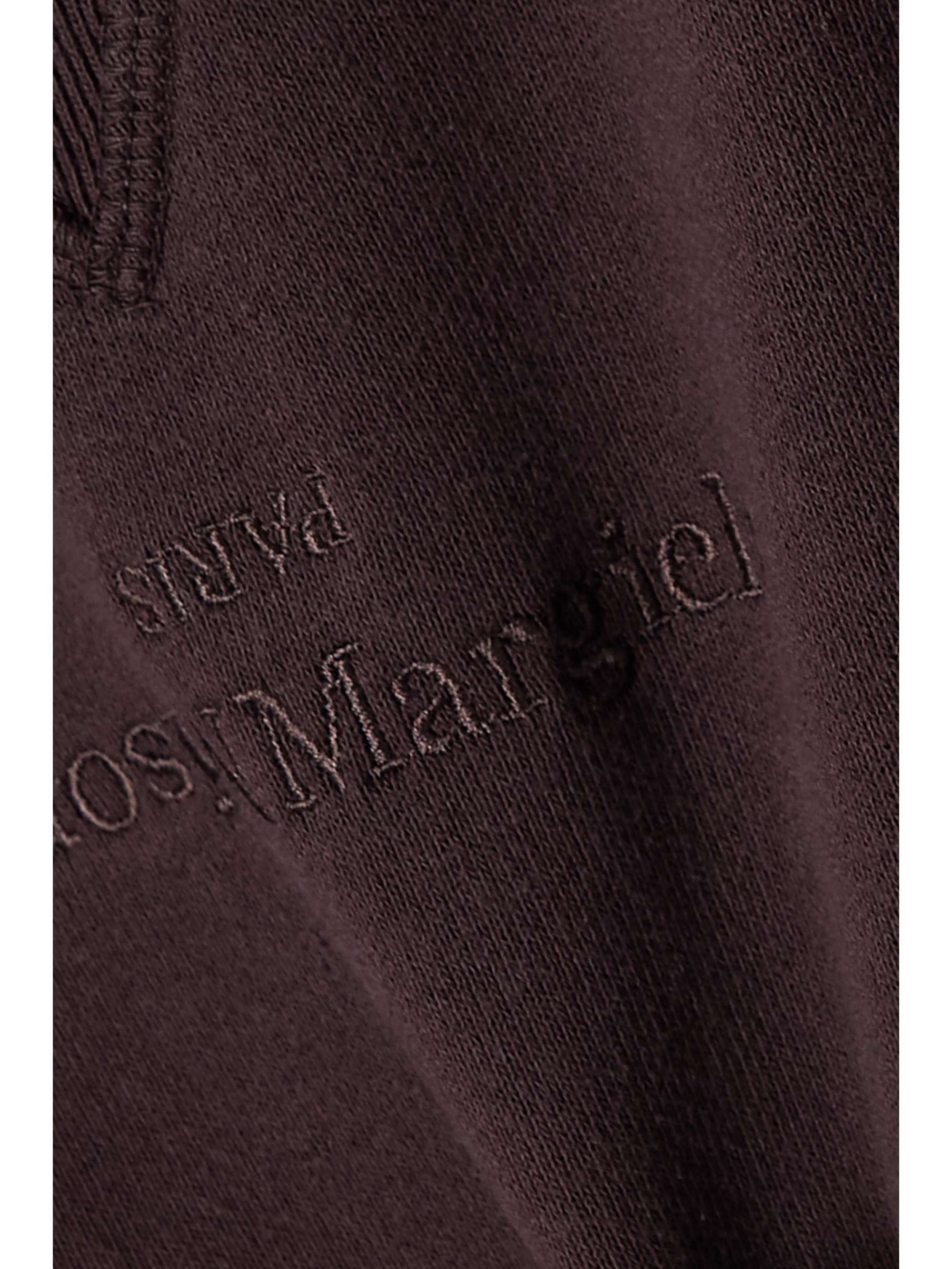 MAISON MARGIELA Embroidered cotton-jersey sweatshirt