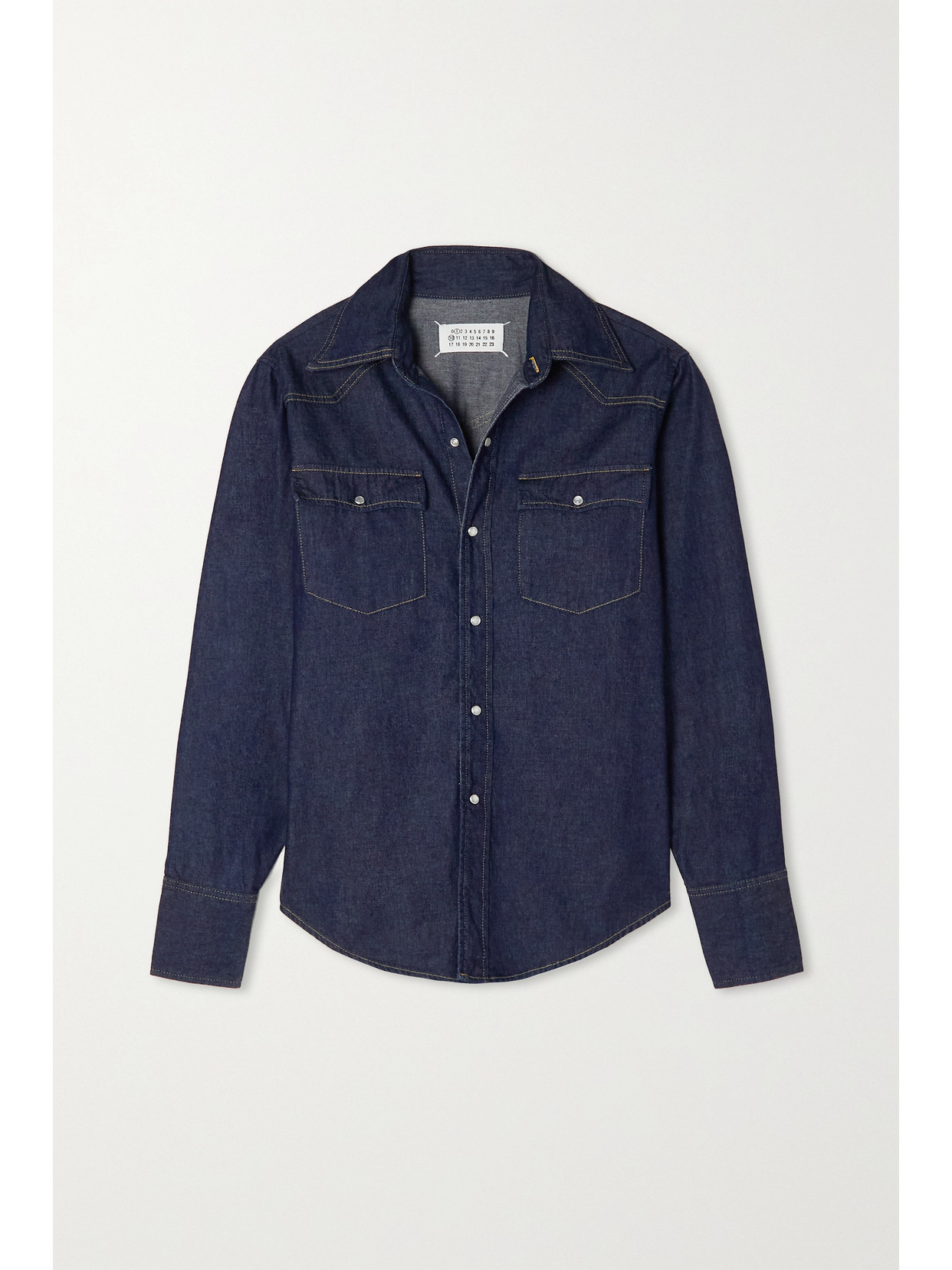 Maison Margiela | Blue | Denim Shirt_ | $234 | Clothing | Tops