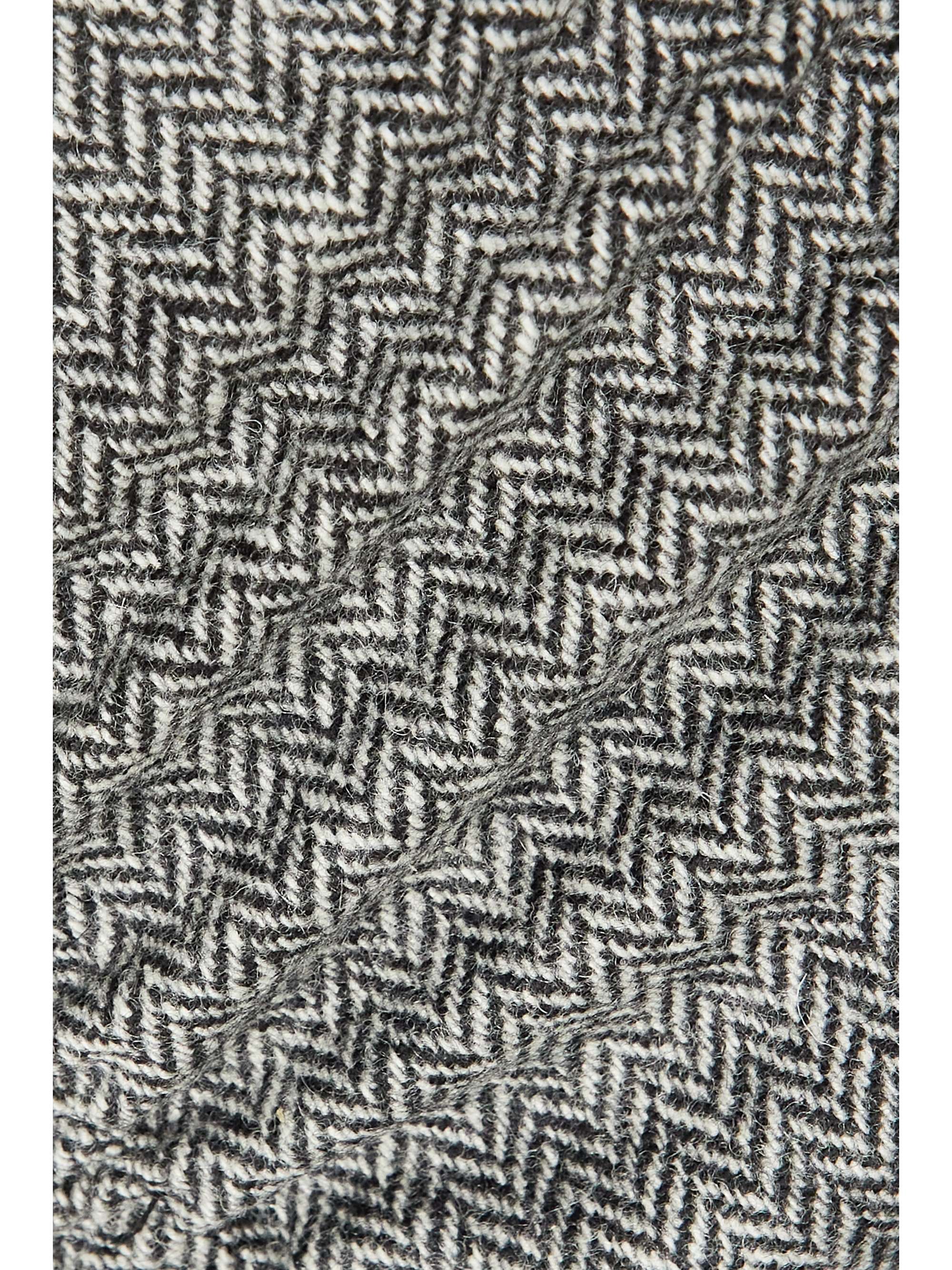 MAISON MARGIELA Strapless open-back herringbone wool bodysuit