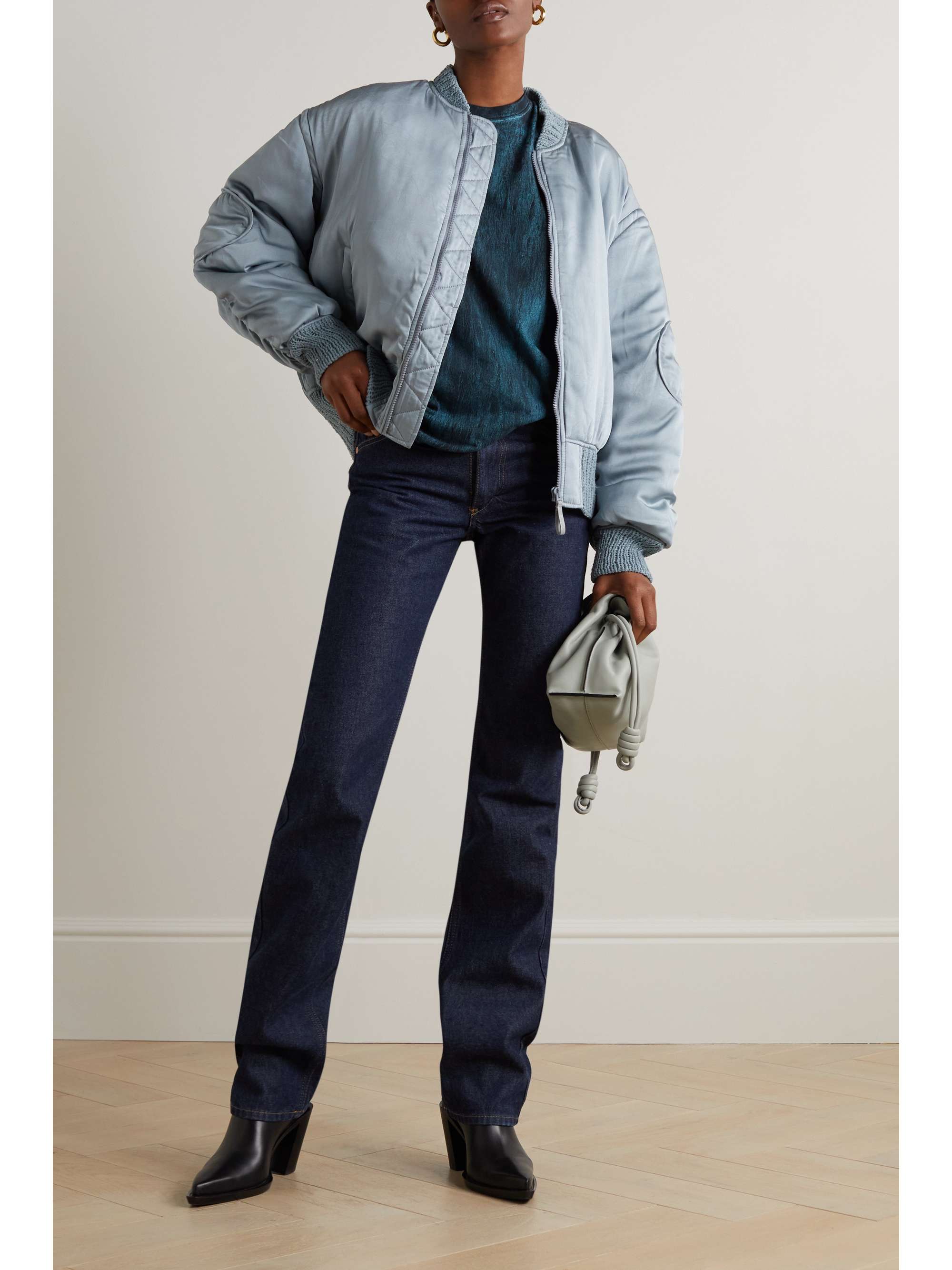 Maison Margiela Pleated denim jacket | REVERSIBLE