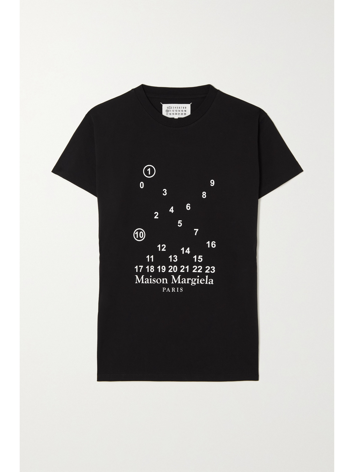 MAISON MARGIELA REPLICA PRINTED COTTON-JERSEY T-SHIRT
