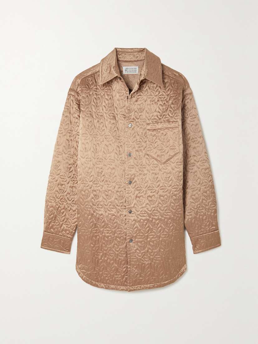 Maison Margiela Quilted Satin Shirt