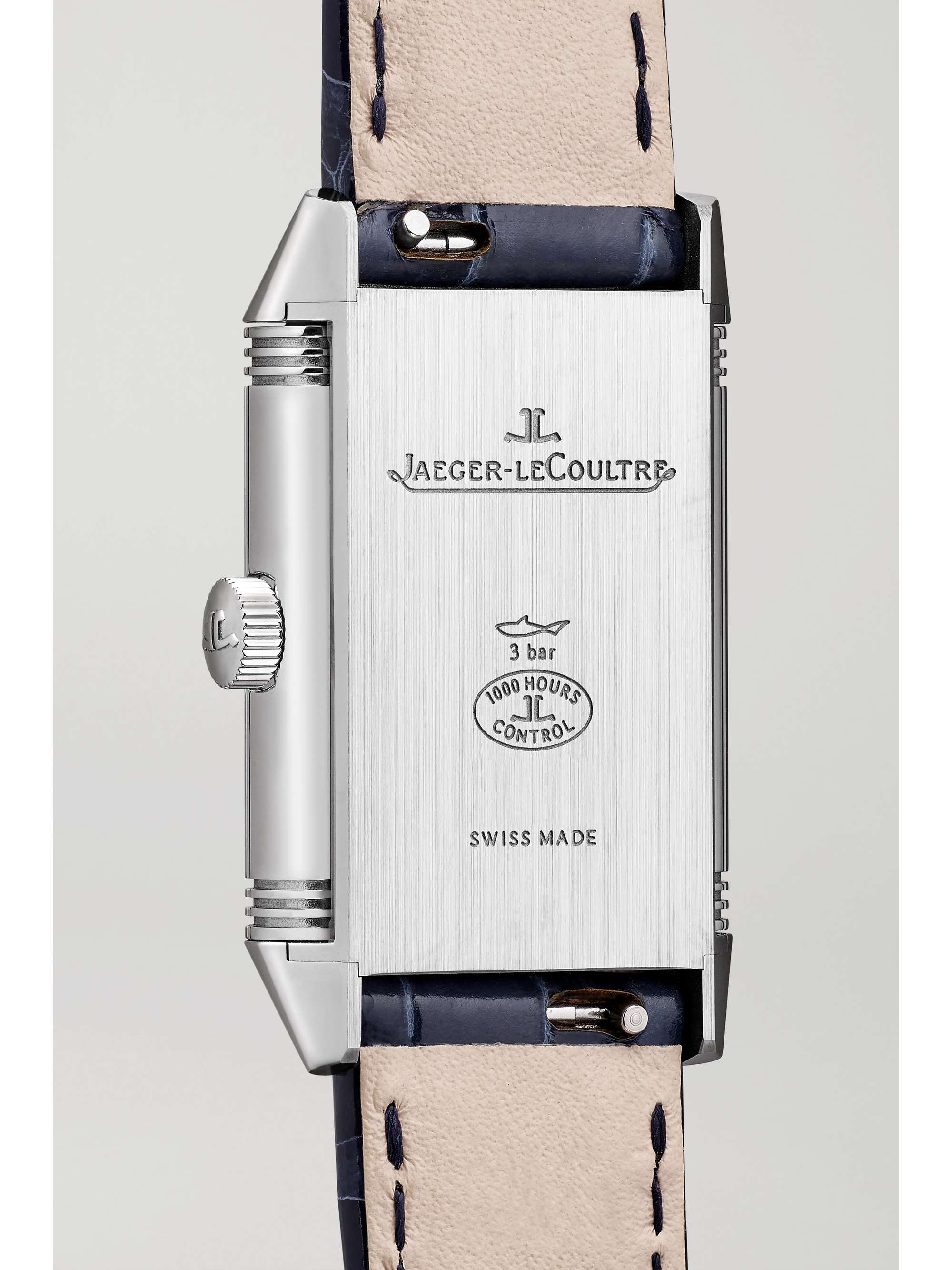 JAEGER LECOULTRE Reverso Classic Small Hand-Wound 21mm stainless steel and alligator watch
