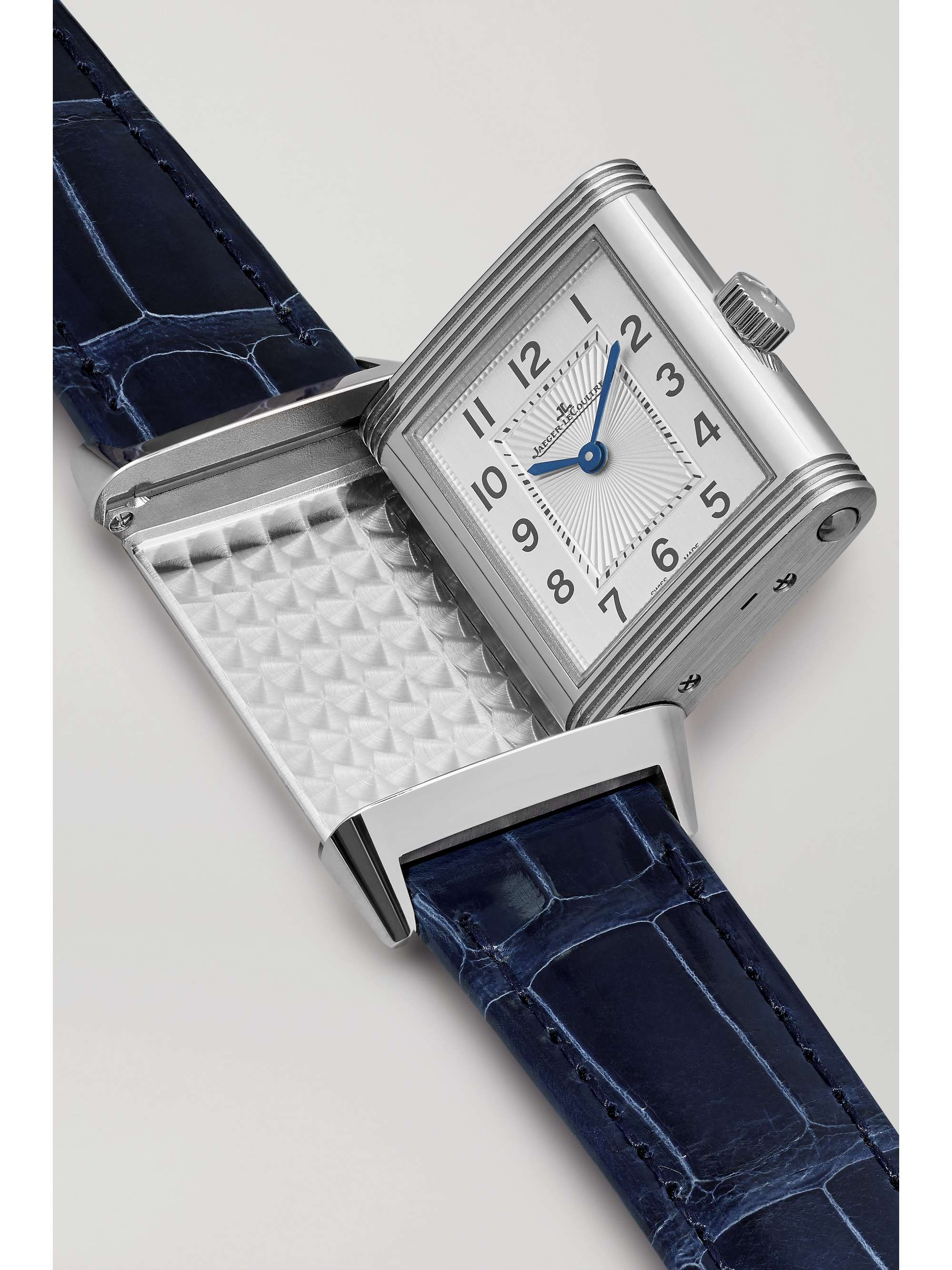 JAEGER LECOULTRE Reverso Classic Small Hand-Wound 21mm stainless steel and alligator watch
