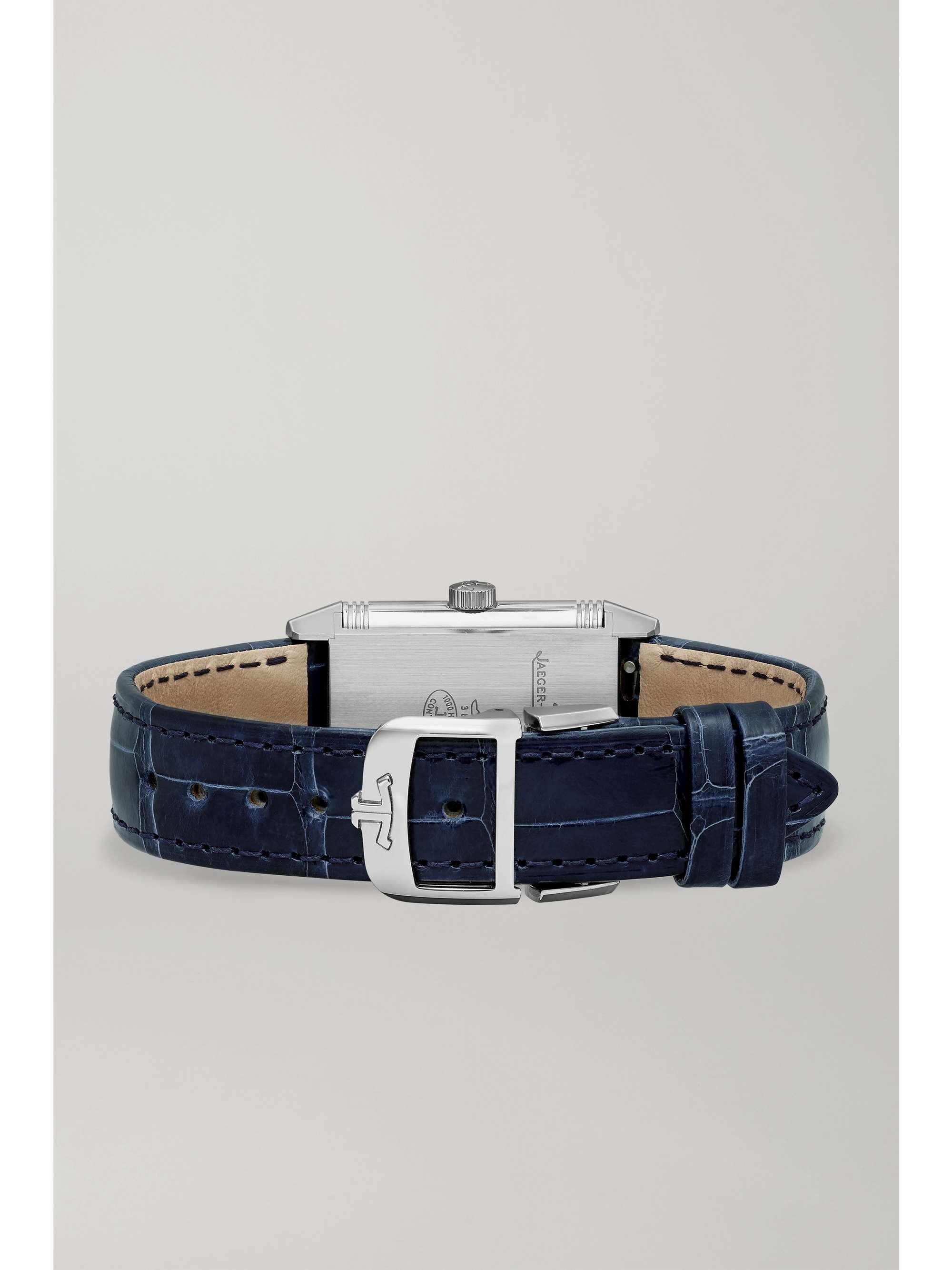 JAEGER LECOULTRE Reverso Classic Small Hand-Wound 21mm stainless steel and alligator watch