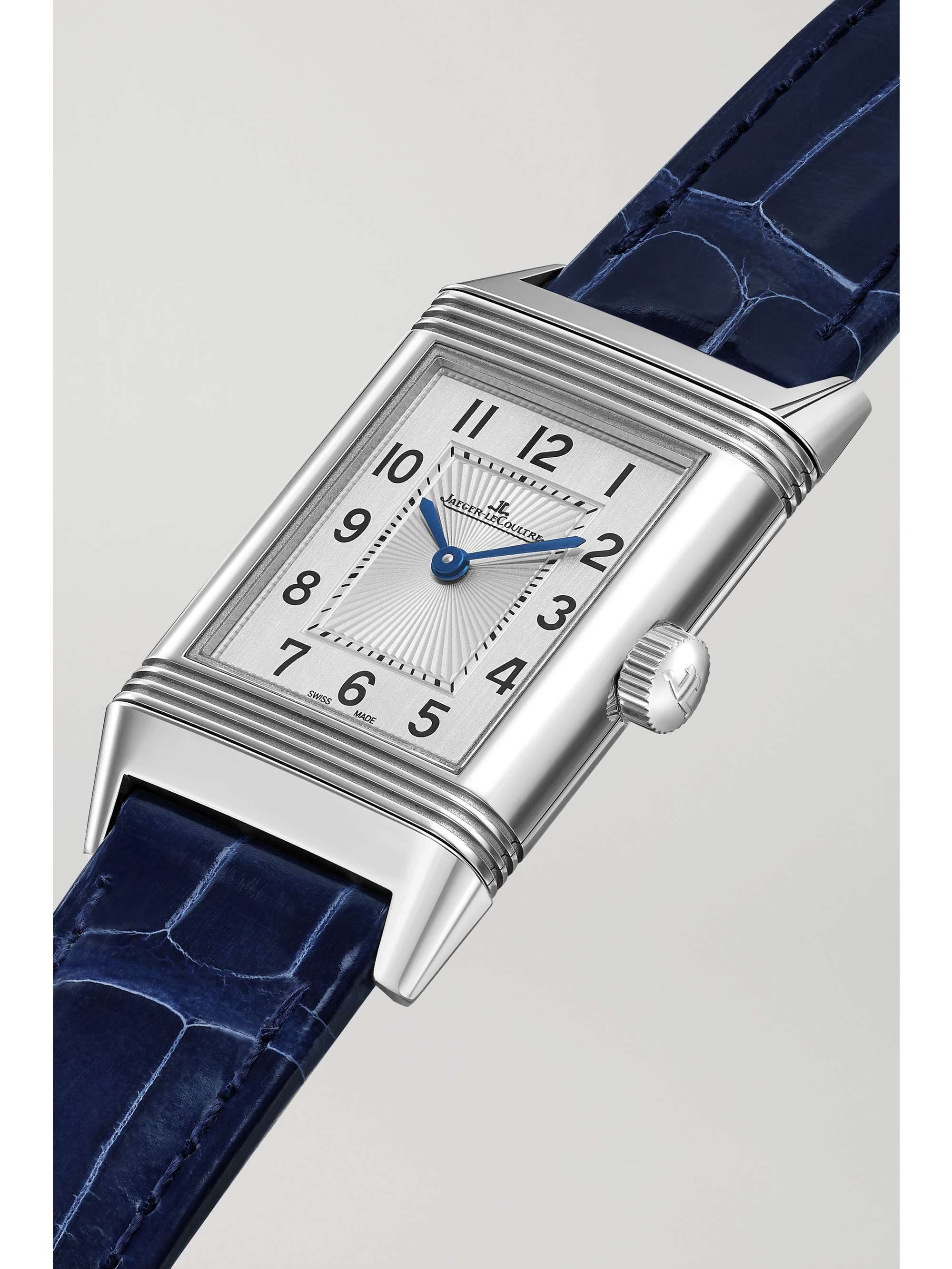 JAEGER LECOULTRE Reverso Classic Small Hand-Wound 21mm stainless steel and alligator watch
