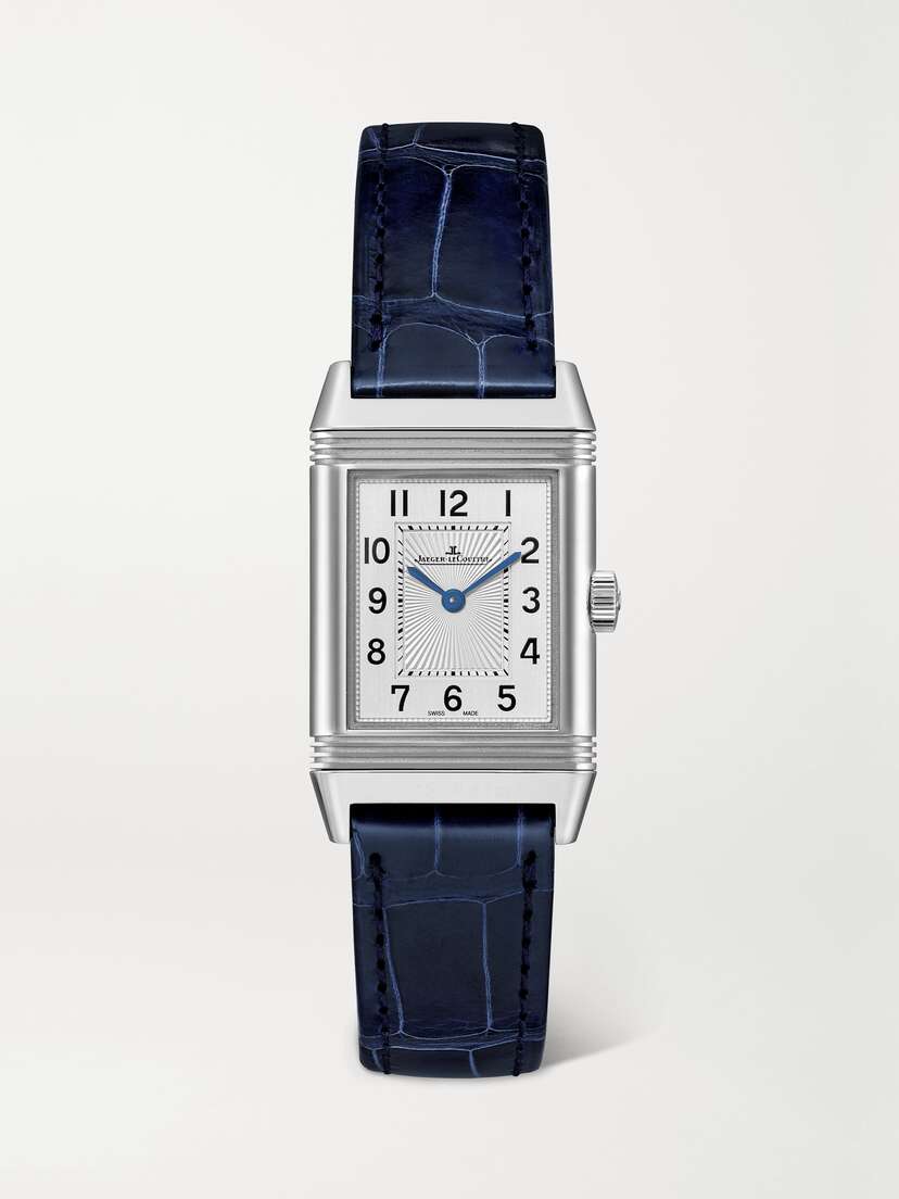 Jaeger-LeCoultre Reverso Classic Small Hand-wound 21mm Stainless Steel And Alligator Watch