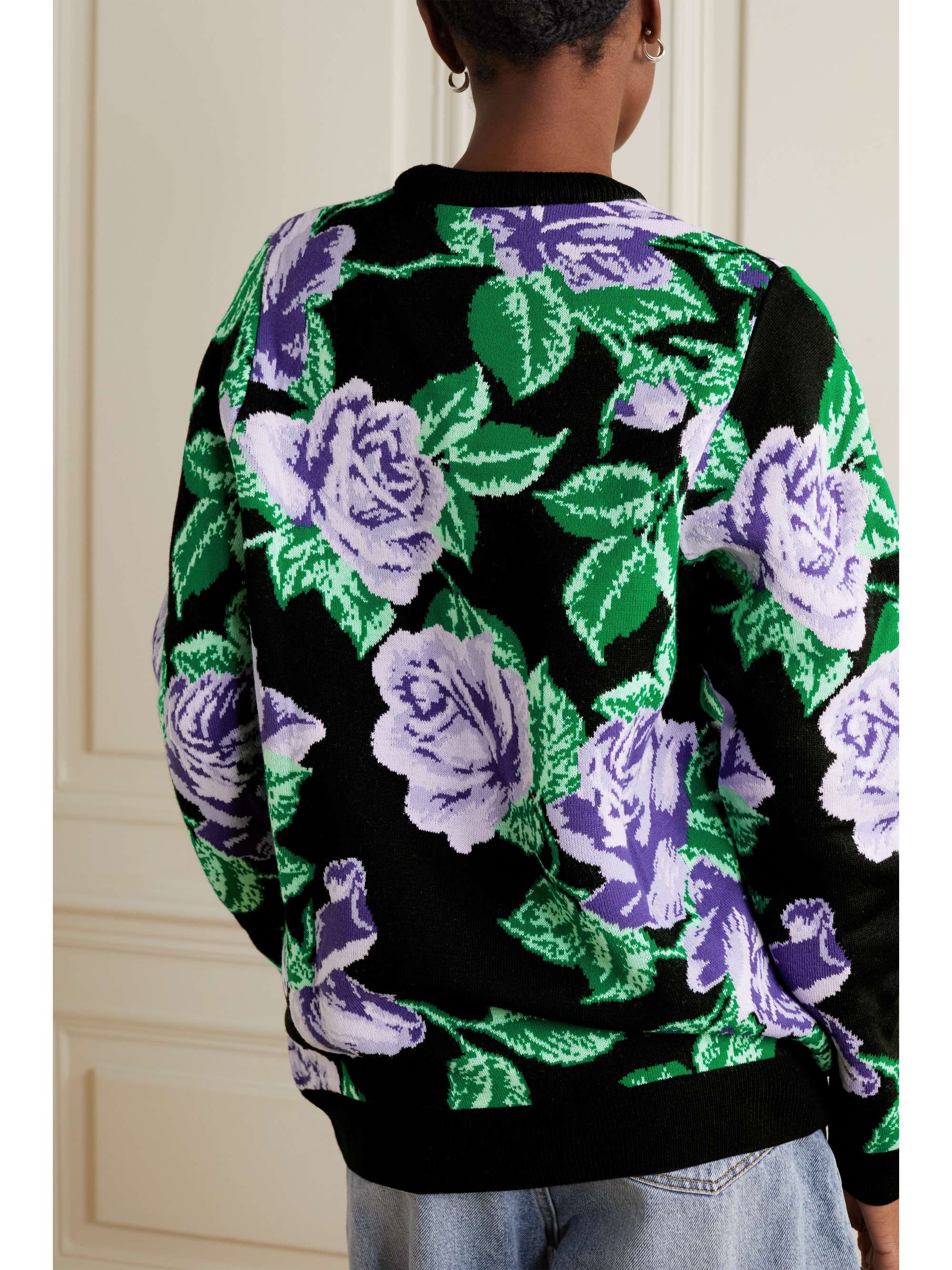 RICHARD QUINN Floral-jacquard sweater