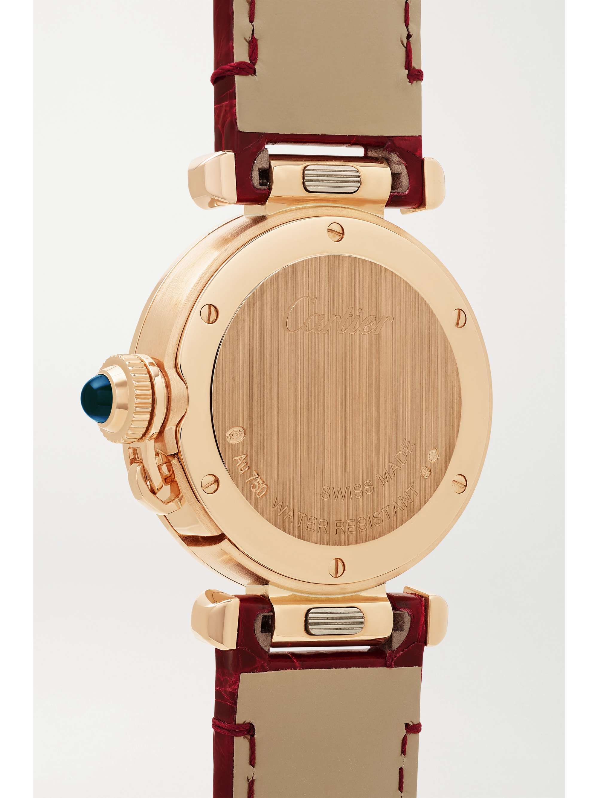 CARTIER Pasha de Cartier Quartz 30mm 18-karat rose gold and diamond watch