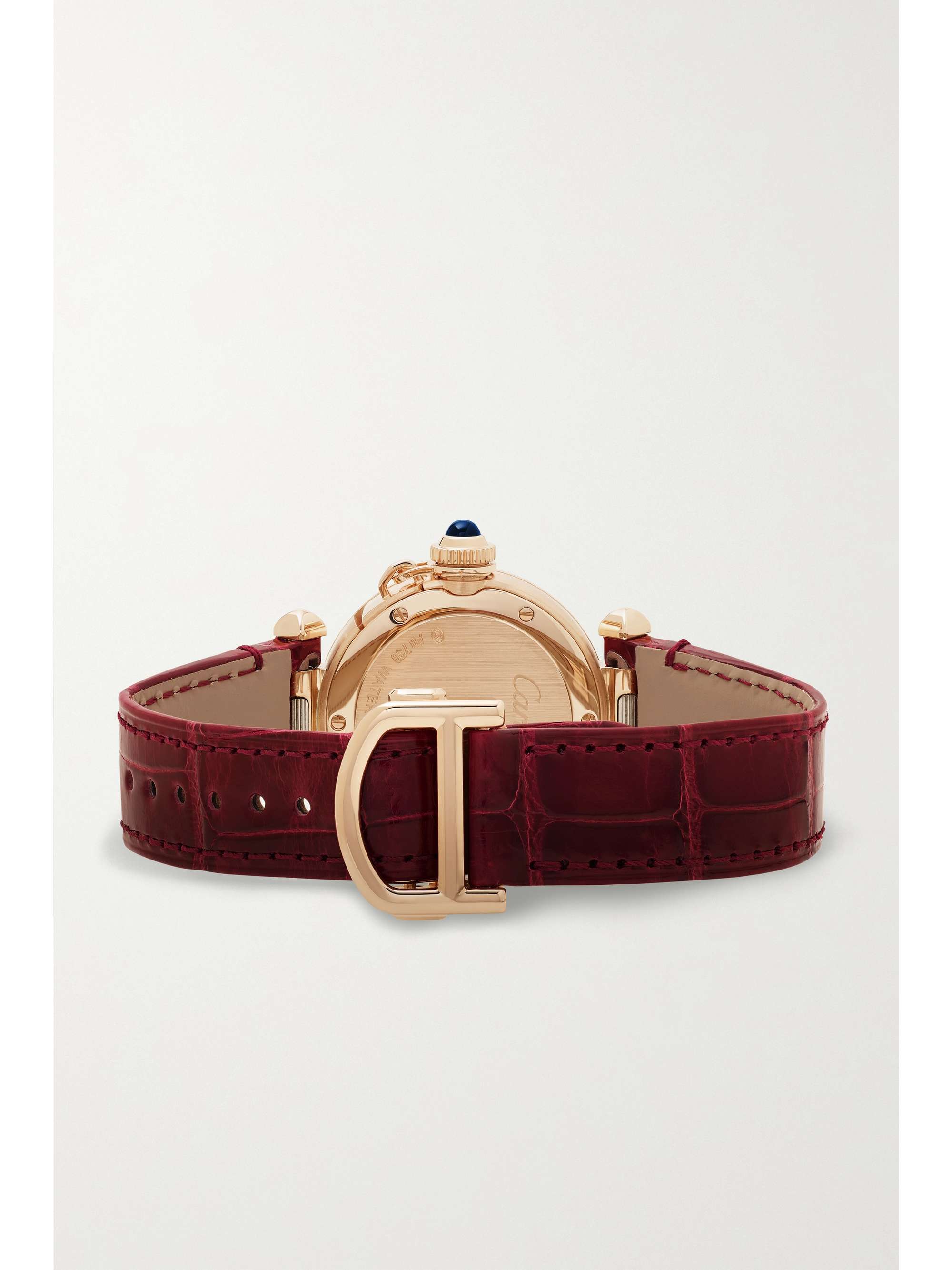 CARTIER Pasha de Cartier Quartz 30mm 18-karat rose gold and diamond watch
