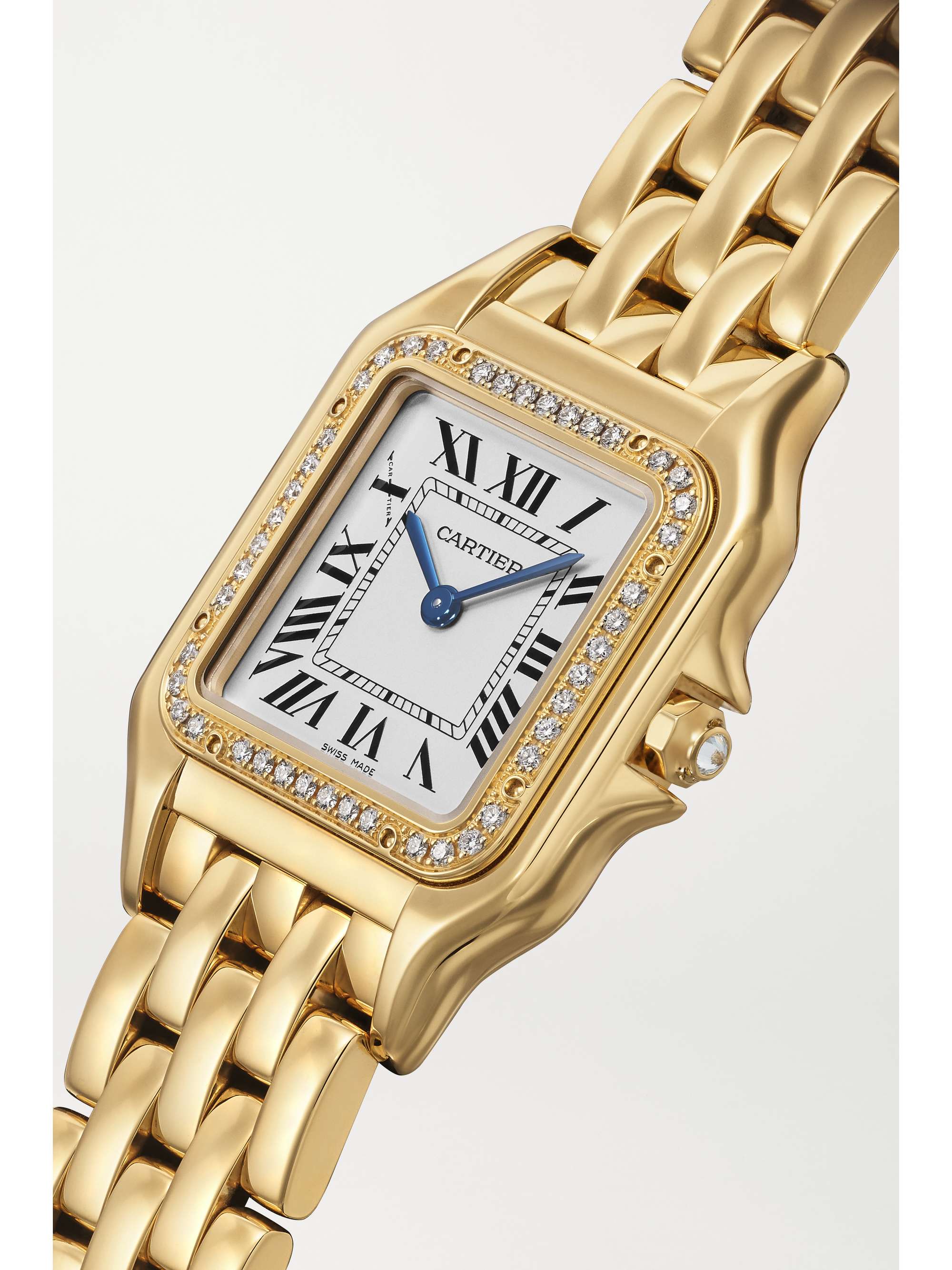 CARTIER Panthère de Cartier medium 26.7mm 18-karat gold diamond watch