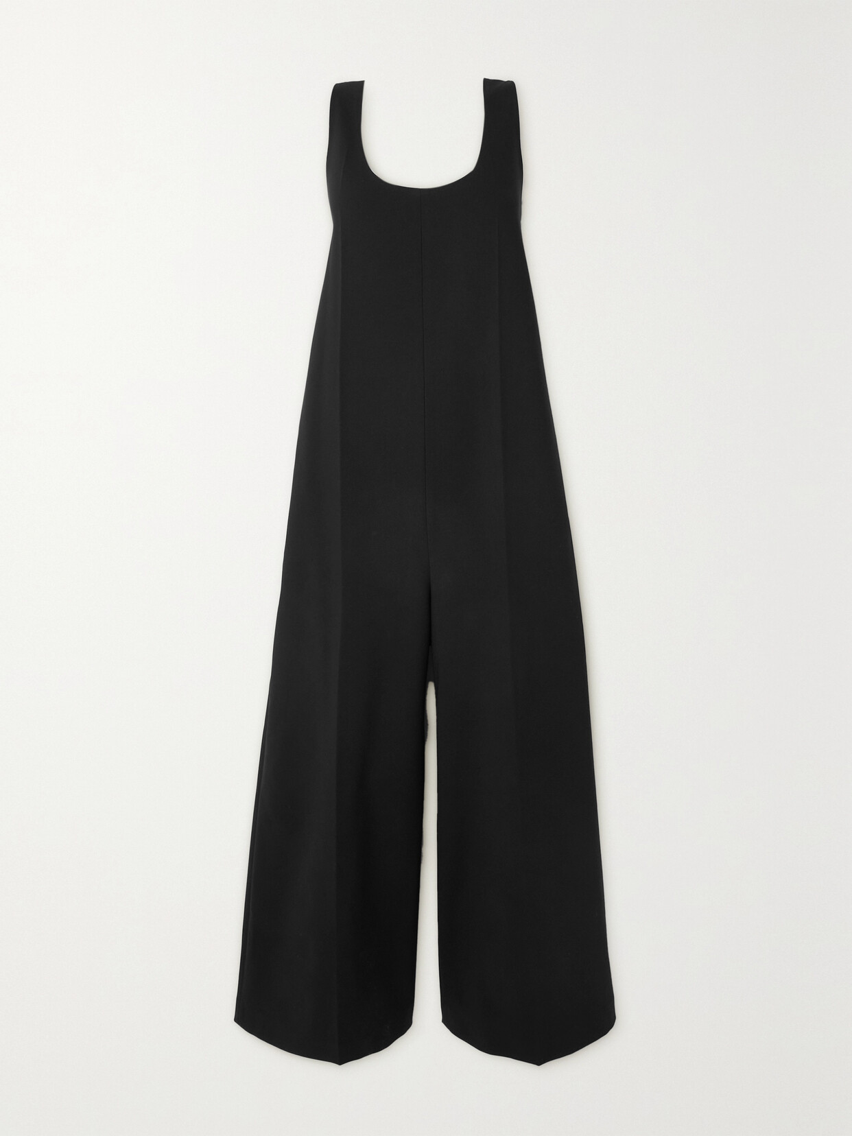 A.W.A.K.E. MODE - Pleated Crepe Jumpsuit - Black 22 Awaiting product image