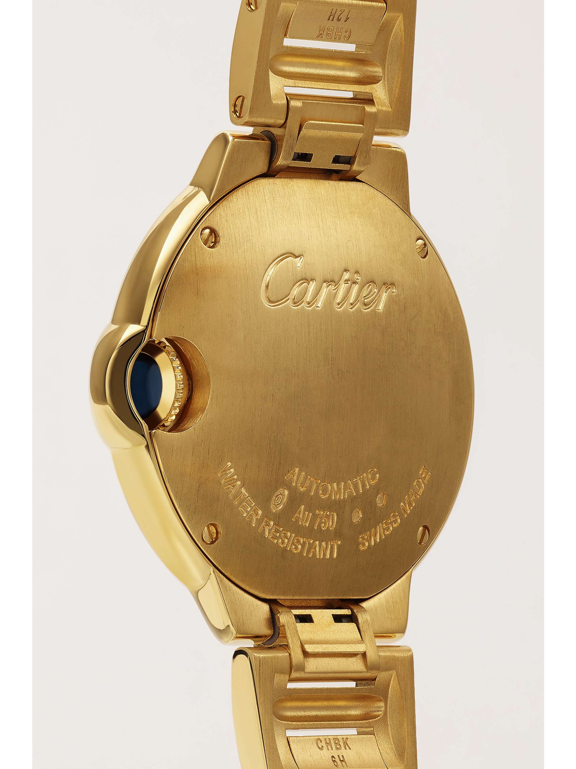 CARTIER Ballon Bleu de Cartier Automatic 33mm 18-karat gold and stainless steel watch