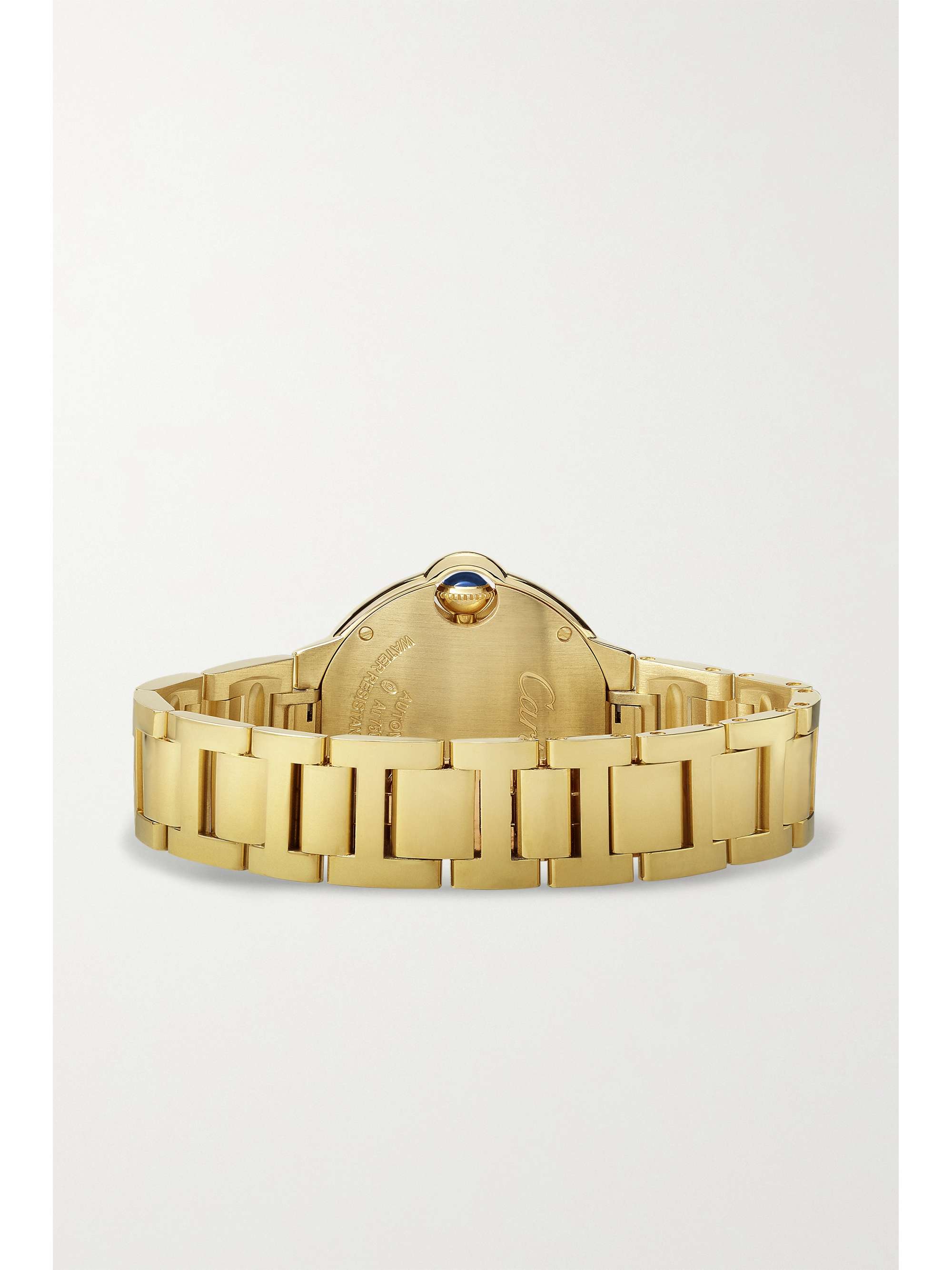 CARTIER Ballon Bleu de Cartier Automatic 33mm 18-karat gold and stainless steel watch