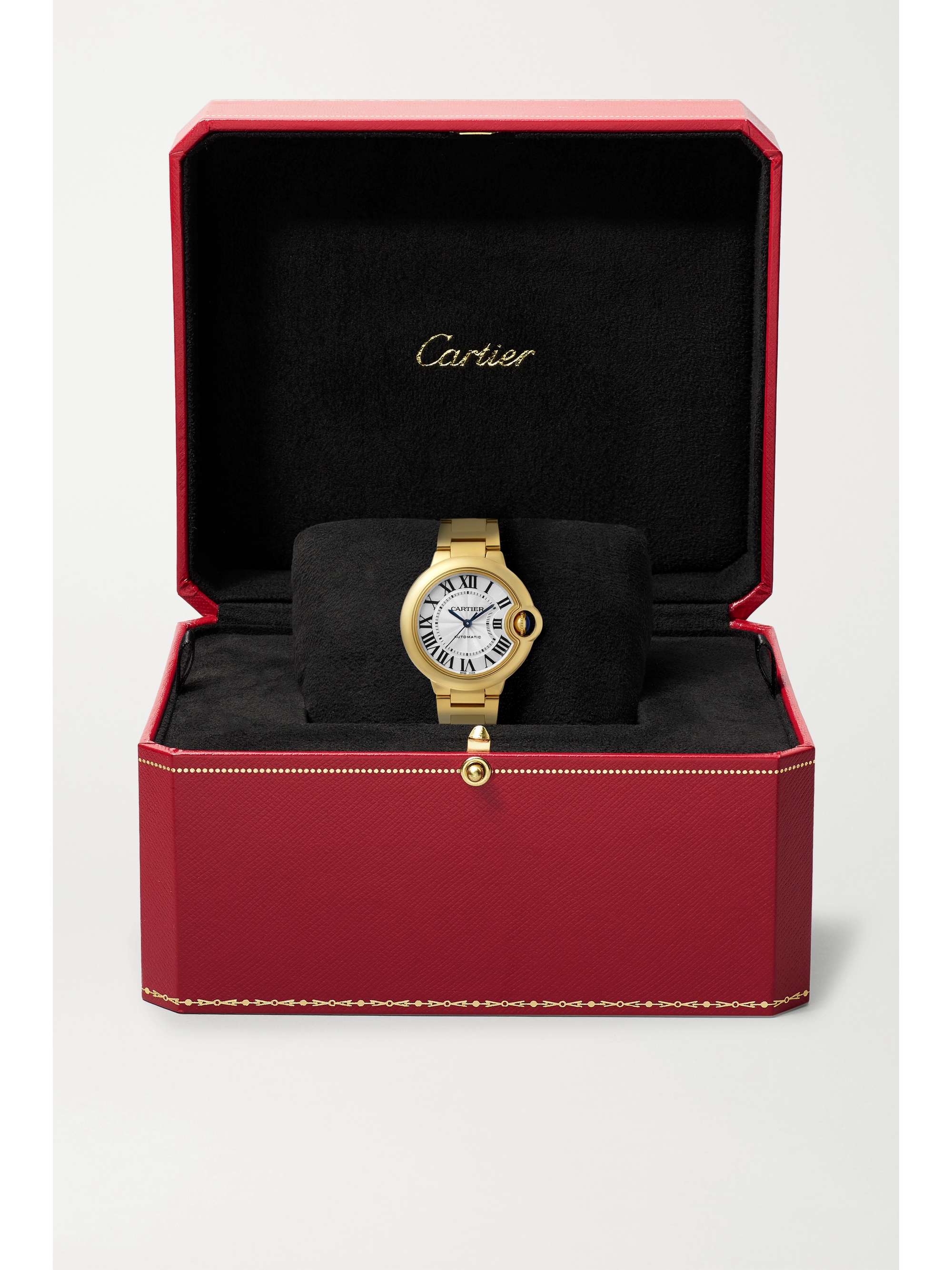 CARTIER Ballon Bleu de Cartier Automatic 33mm 18-karat gold and stainless steel watch