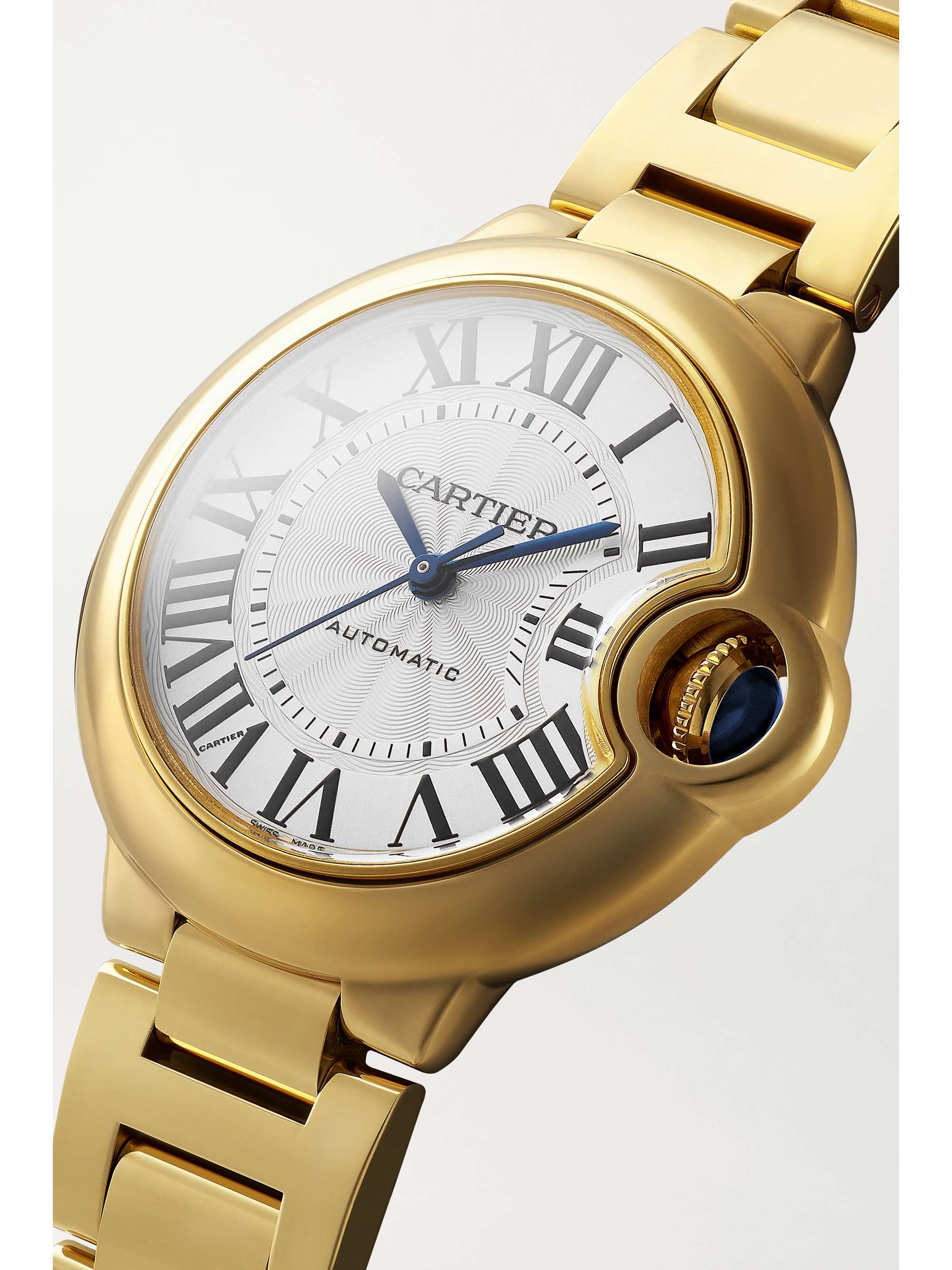 CARTIER Ballon Bleu de Cartier Automatic 33mm 18-karat gold and stainless steel watch