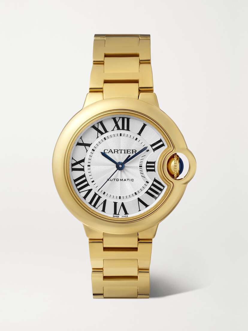 Cartier Ballon Bleu De  Automatic 33mm 18-karat Gold Watch
