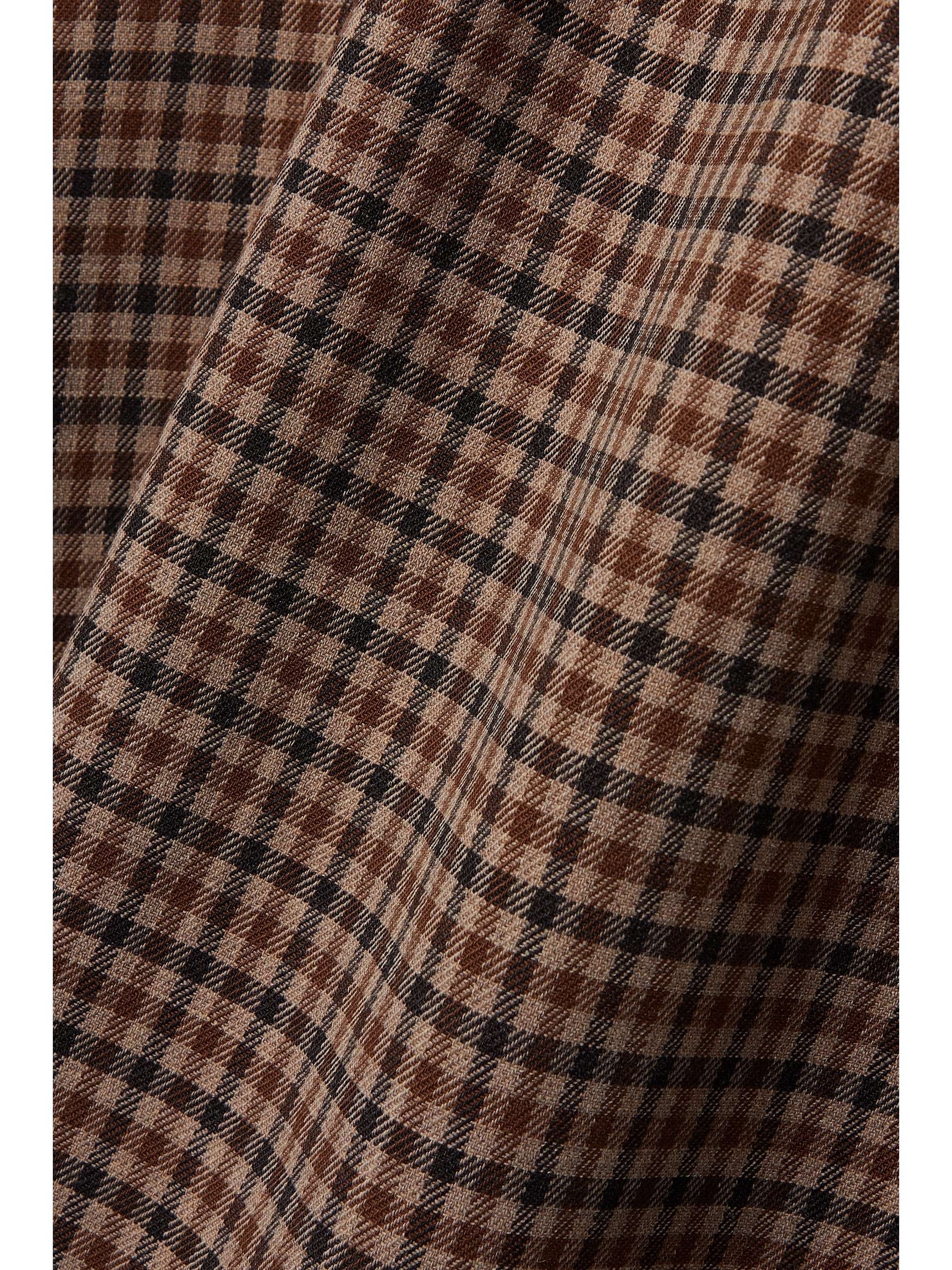 A.W.A.K.E. MODE Checked cutout stretch-jersey maxi dress